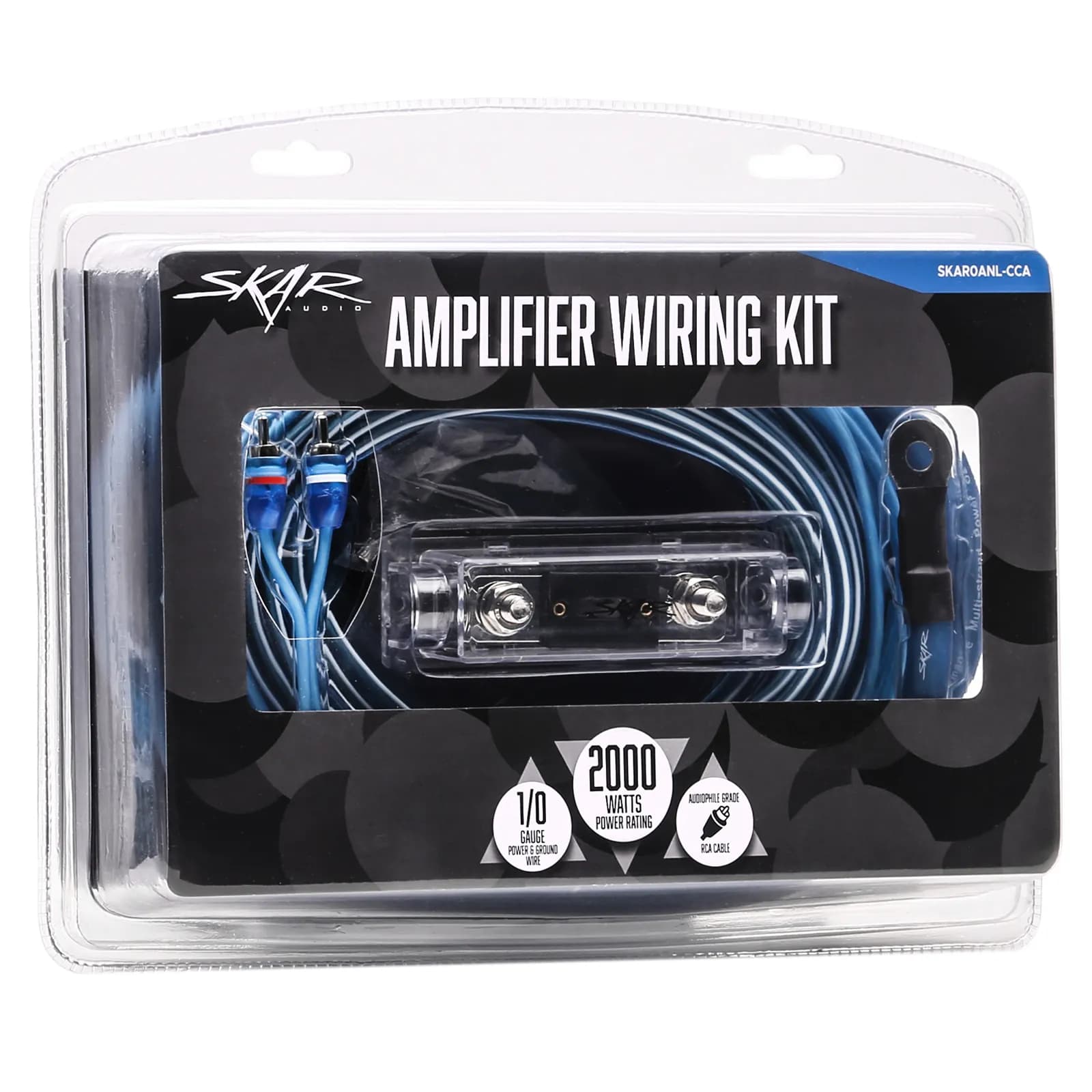 Featured Product Photo 2 for SKAR0ANL-CCA | 1/0 Gauge - 2,000 Watt CCA Amplifier Wiring Kit