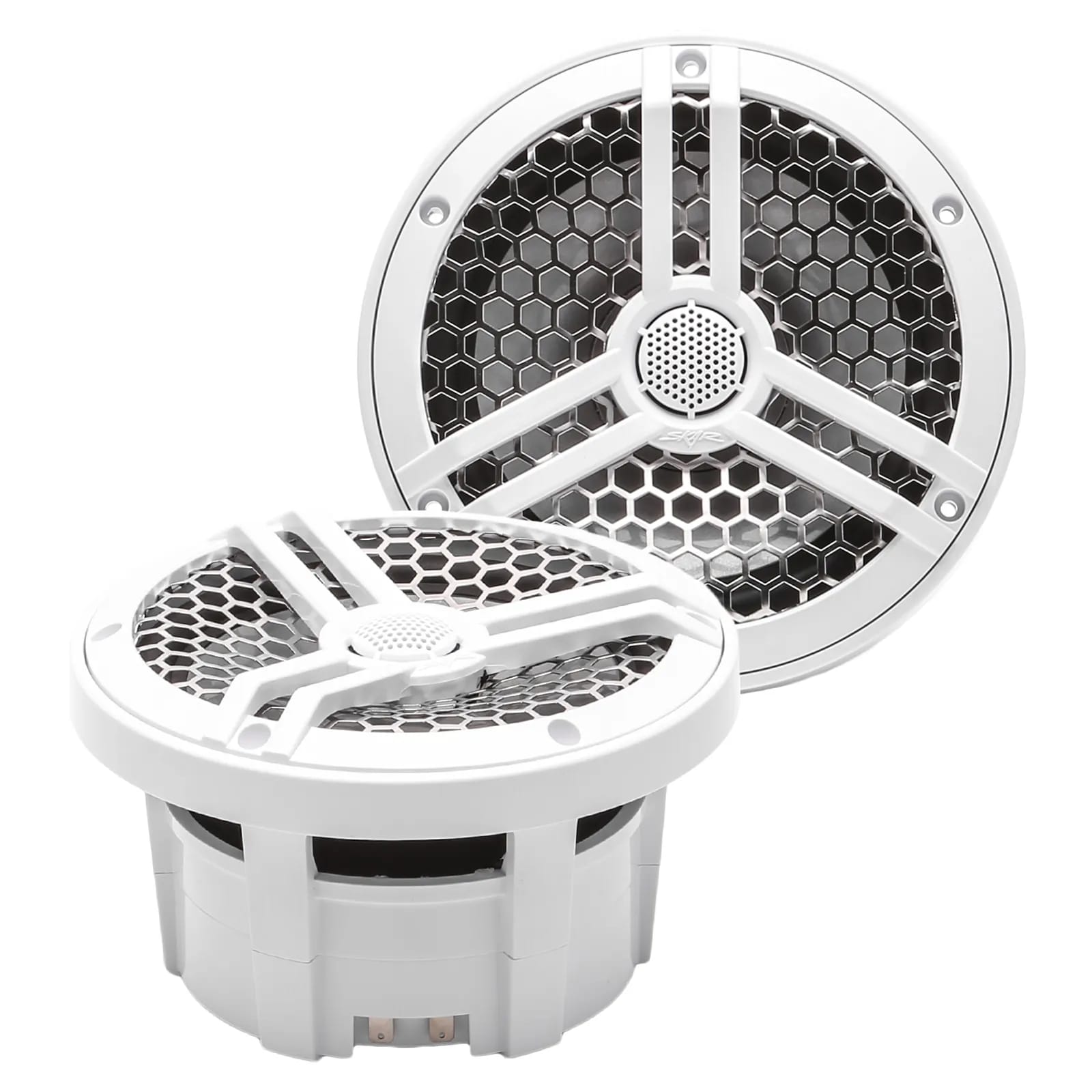 SK65M | Marine 6.5" Full Range 2-Way 320 Watt Speakers - White (Pair) #1