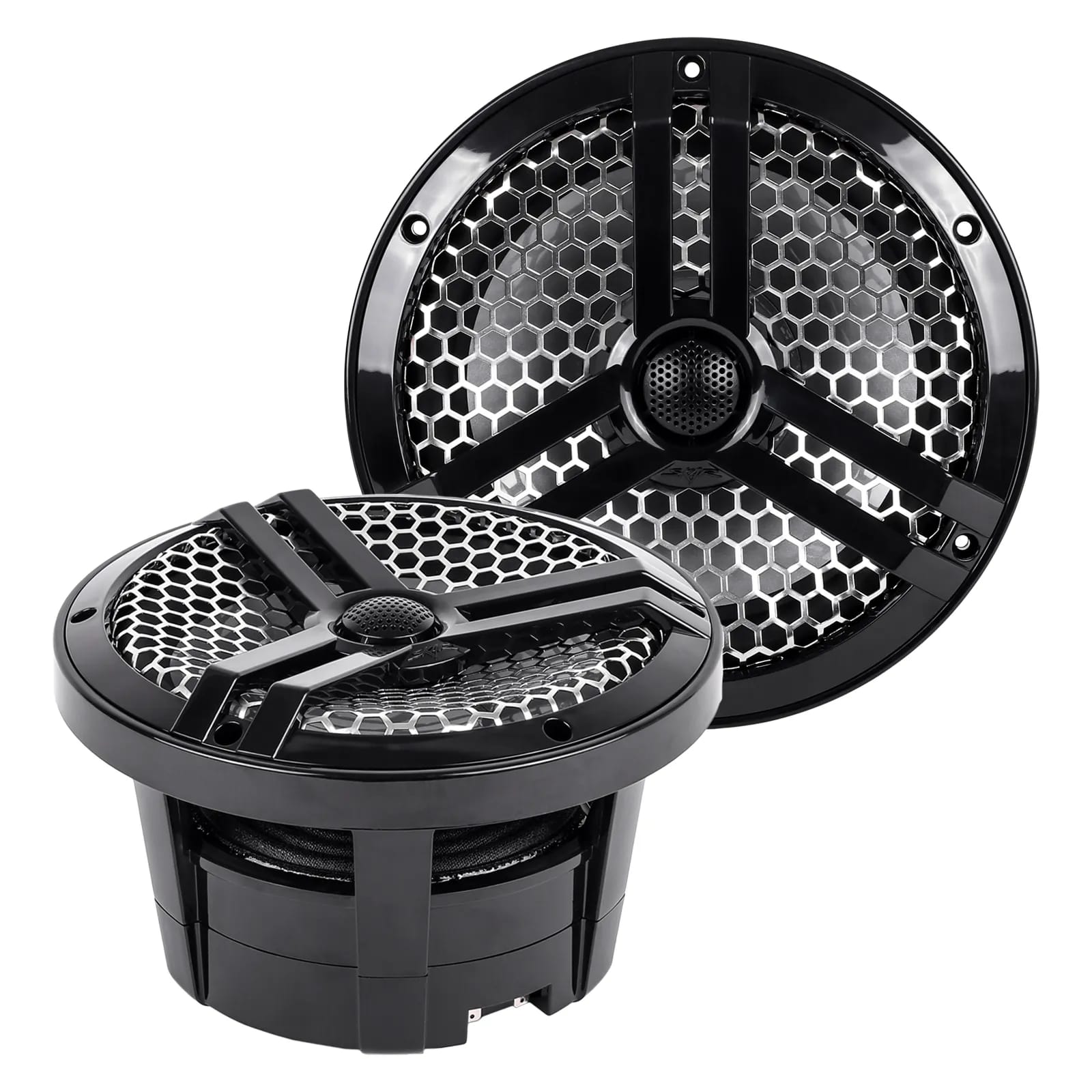 SK8MB | Marine 8" Full Range 2-Way 500 Watt Speakers - Black (Pair) #1