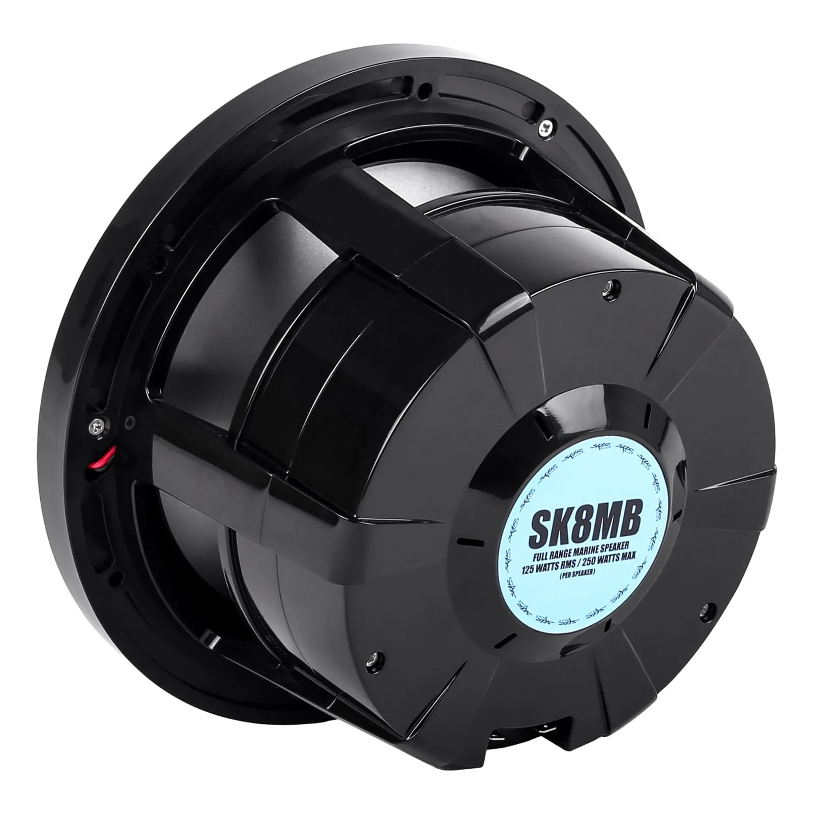 SK8MB | Marine 8" Full Range 2-Way 500 Watt Speakers - Black (Pair) #4