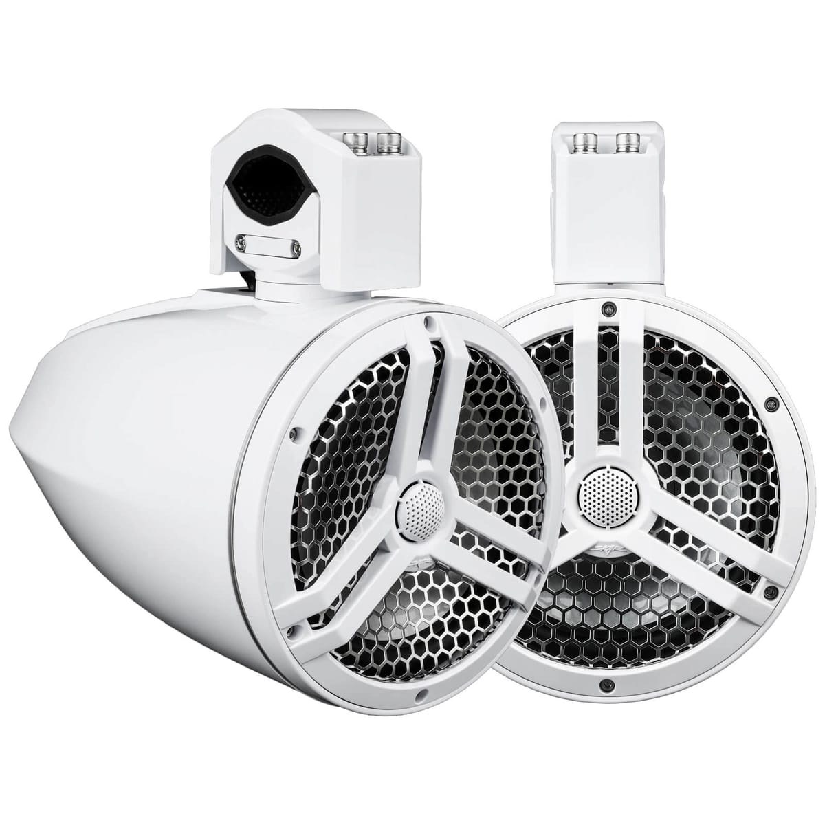 SK8M-TWR | Marine 8" Full Range 2-Way 500 Watt Tower Speakers - White (Pair) #1
