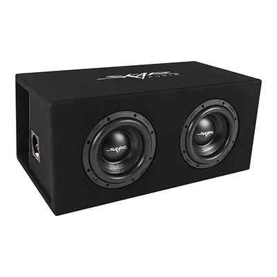 SVR-2X8D4 | Dual 8" 1,600 Watt SVR Series Loaded Vented Subwoofer Enclosure