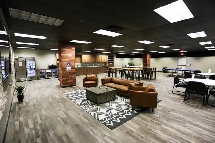 Skar Audio office break room