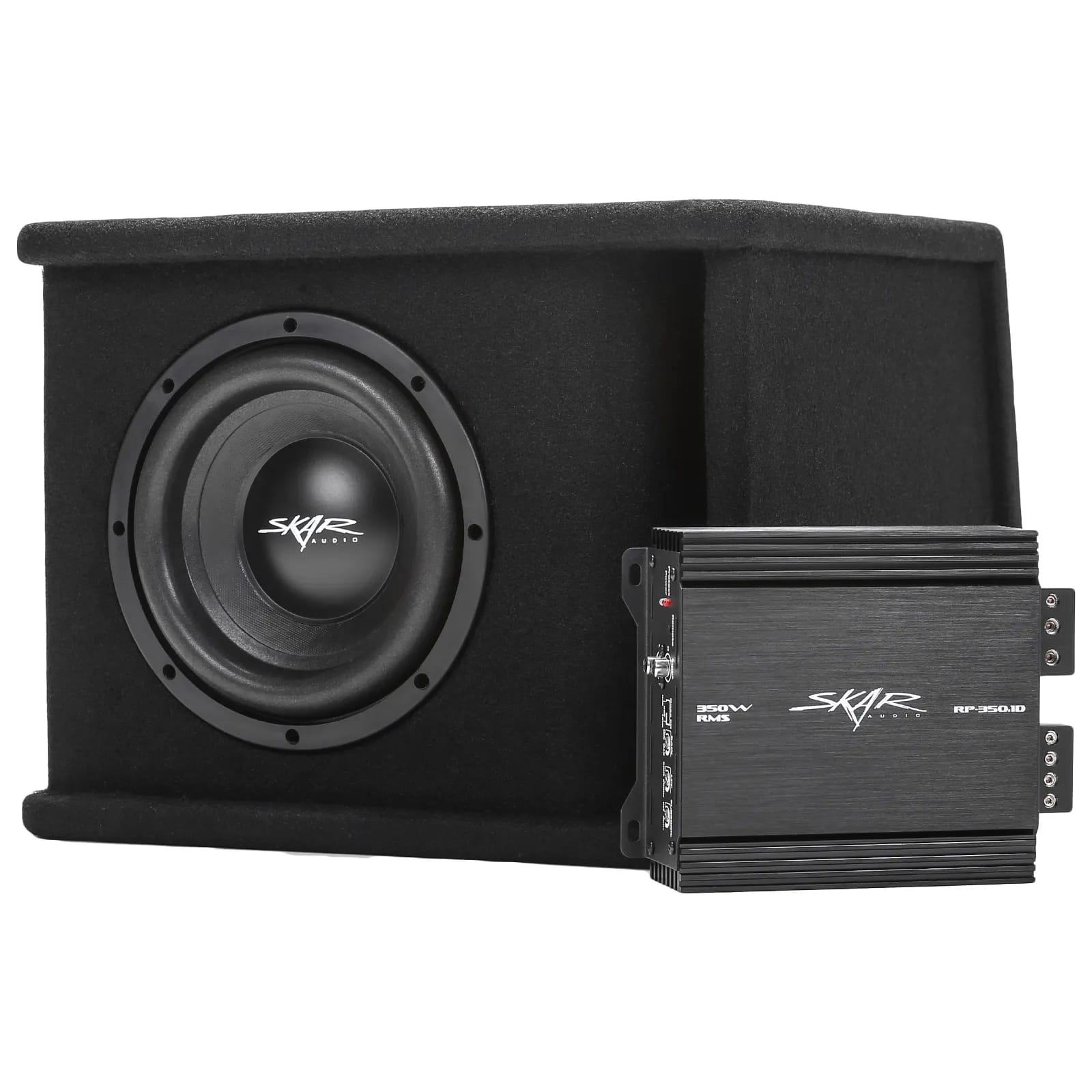 Single 8" 700 Watt SDR Series Complete Subwoofer Package with Vented Enclosure and Amplifier #2