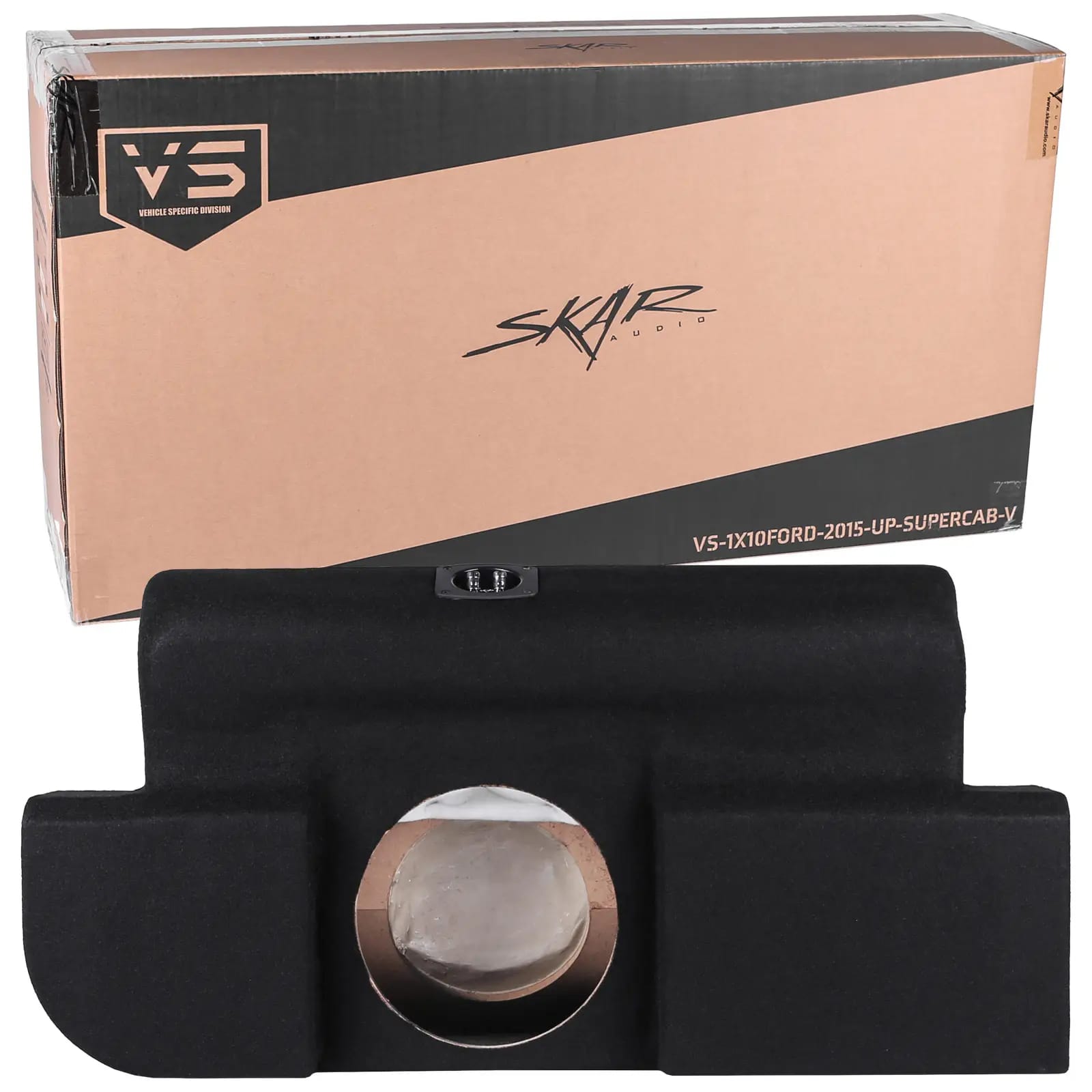 2015-2025 Ford F-150 Super Cab Compatible Single 10" Ported Subwoofer Enclosure #8