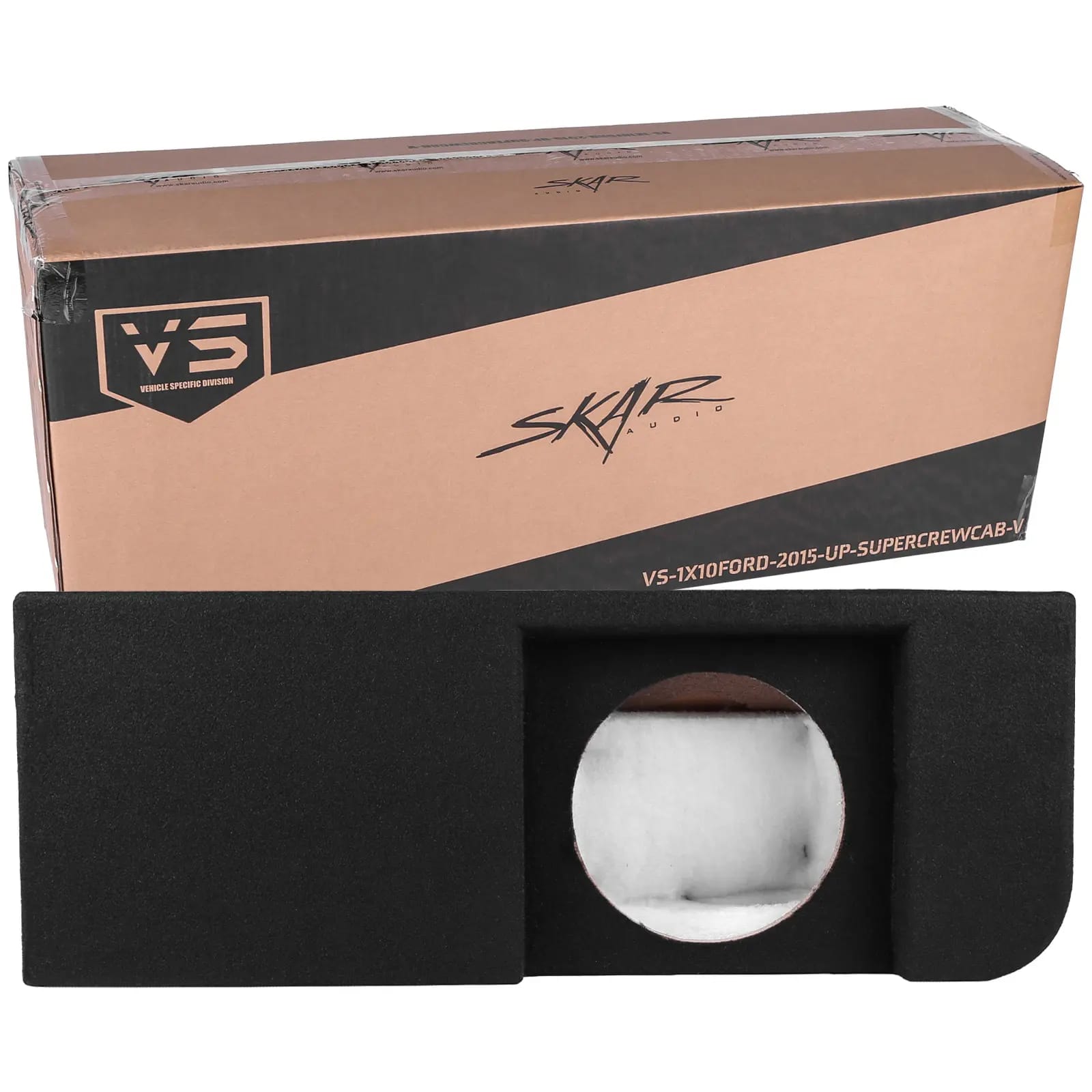 2015-2025 Ford F-150 Super Crew Cab Compatible Single 10" Ported Subwoofer Enclosure #8