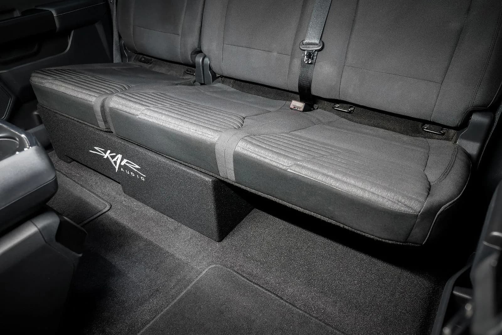 Featured Product Photo 8 for 2015-2025 Ford F-150 Super Crew Cab Compatible Single 10" Ported Subwoofer Enclosure