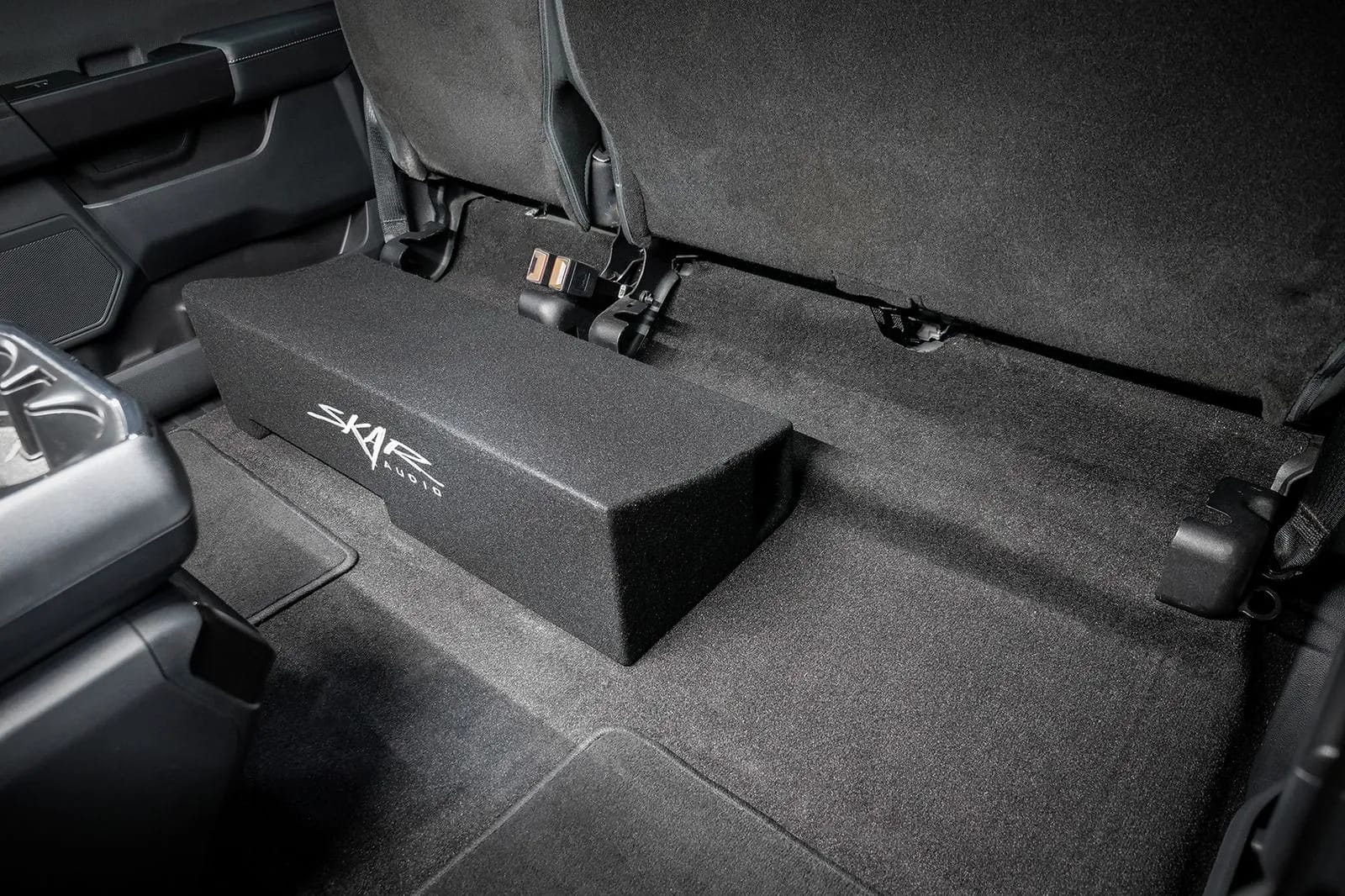 2015-2025 Ford F-150 Super Crew Cab Compatible Single 10" Ported Subwoofer Enclosure #12