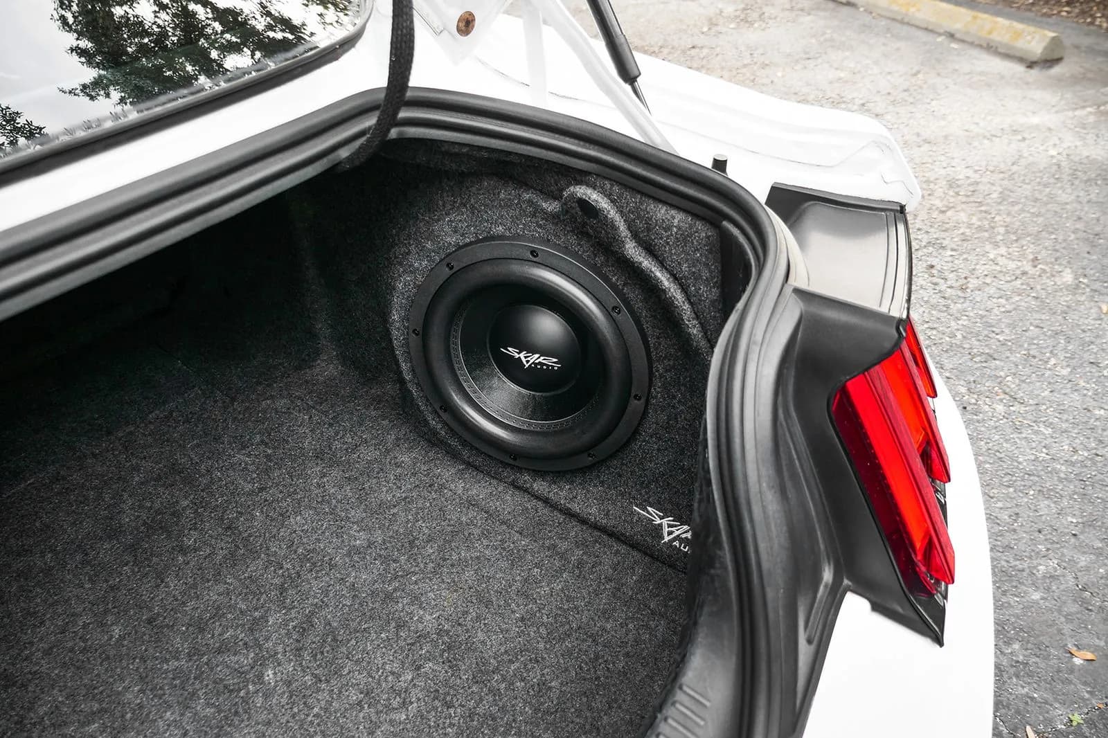 Featured Product Photo 11 for 2015-2025 Ford Mustang Compatible Single 10" Sealed Subwoofer Enclosure