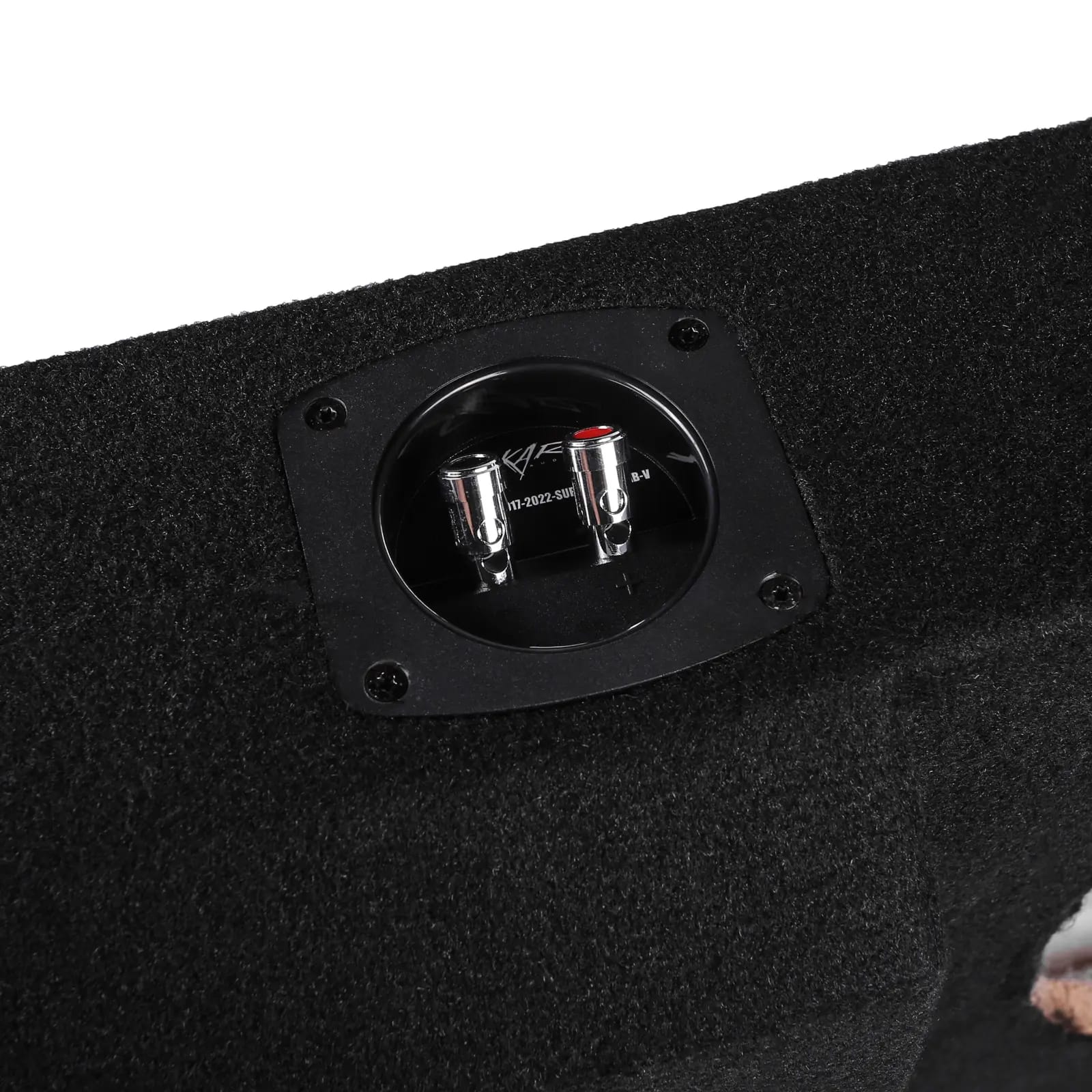 2017-2025 Ford Super Duty (F-250/350/450) SuperCrew Cab Compatible Single 10" Ported Subwoofer Enclosure #6