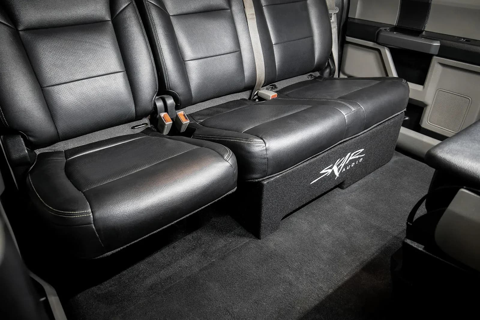 Featured Product Photo 9 for 2017-2025 Ford Super Duty (F-250/350/450) SuperCrew Cab Compatible Single 10" Ported Subwoofer Enclosure