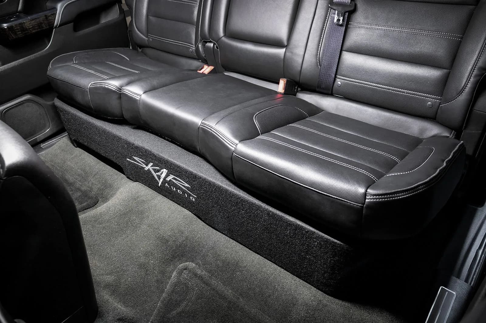 Featured Product Photo 8 for 2014-2018 Chevy Silverado & GMC Sierra Crew Cab Compatible Single 10" Ported Subwoofer Enclosure