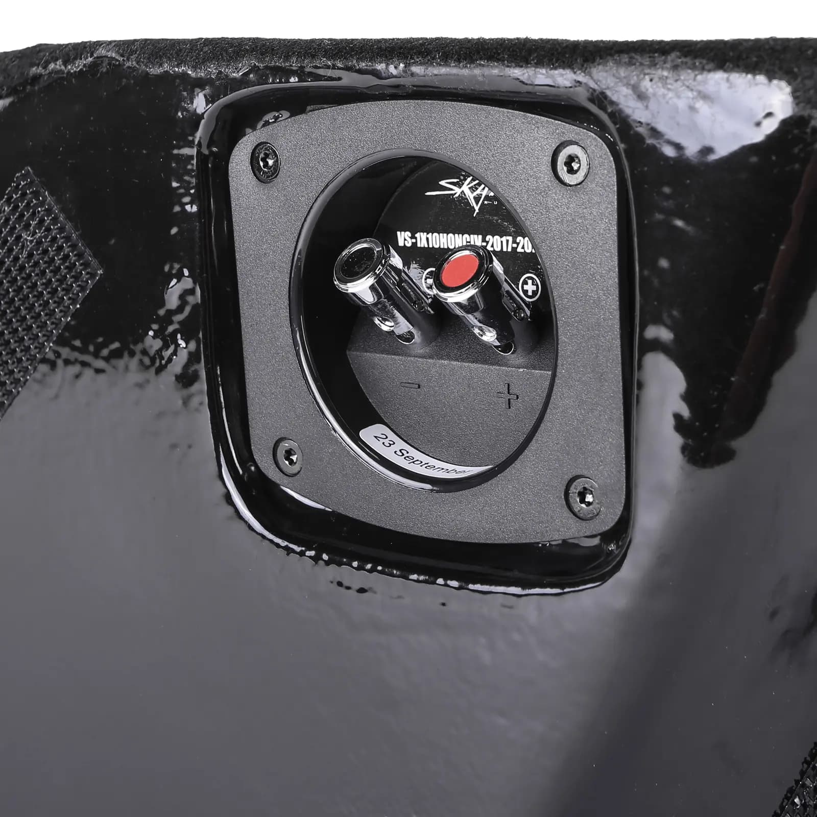 Featured Product Photo 5 for 2017-2021 Honda Civic Hatchback Sport Compatible Single 10" Sealed Subwoofer Enclosure