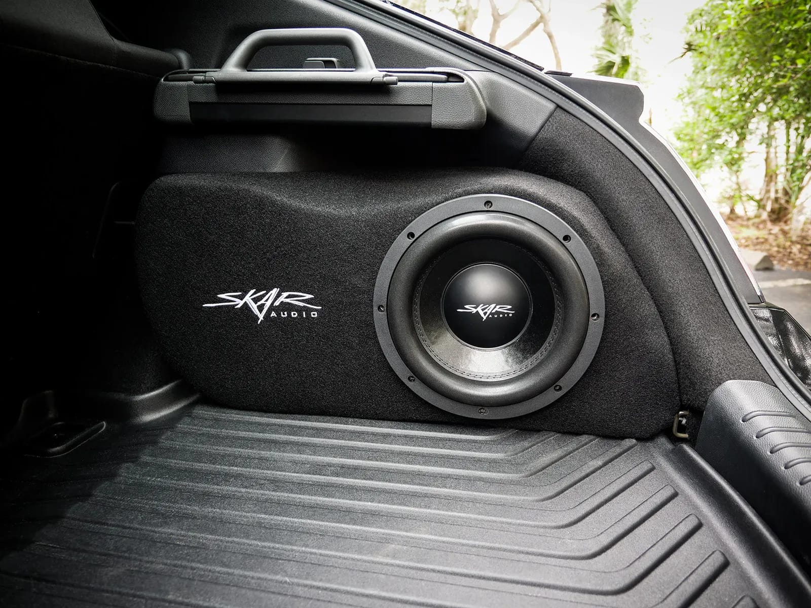 2017-2021 Honda Civic Hatchback Sport Compatible Single 10" Sealed Subwoofer Enclosure #9