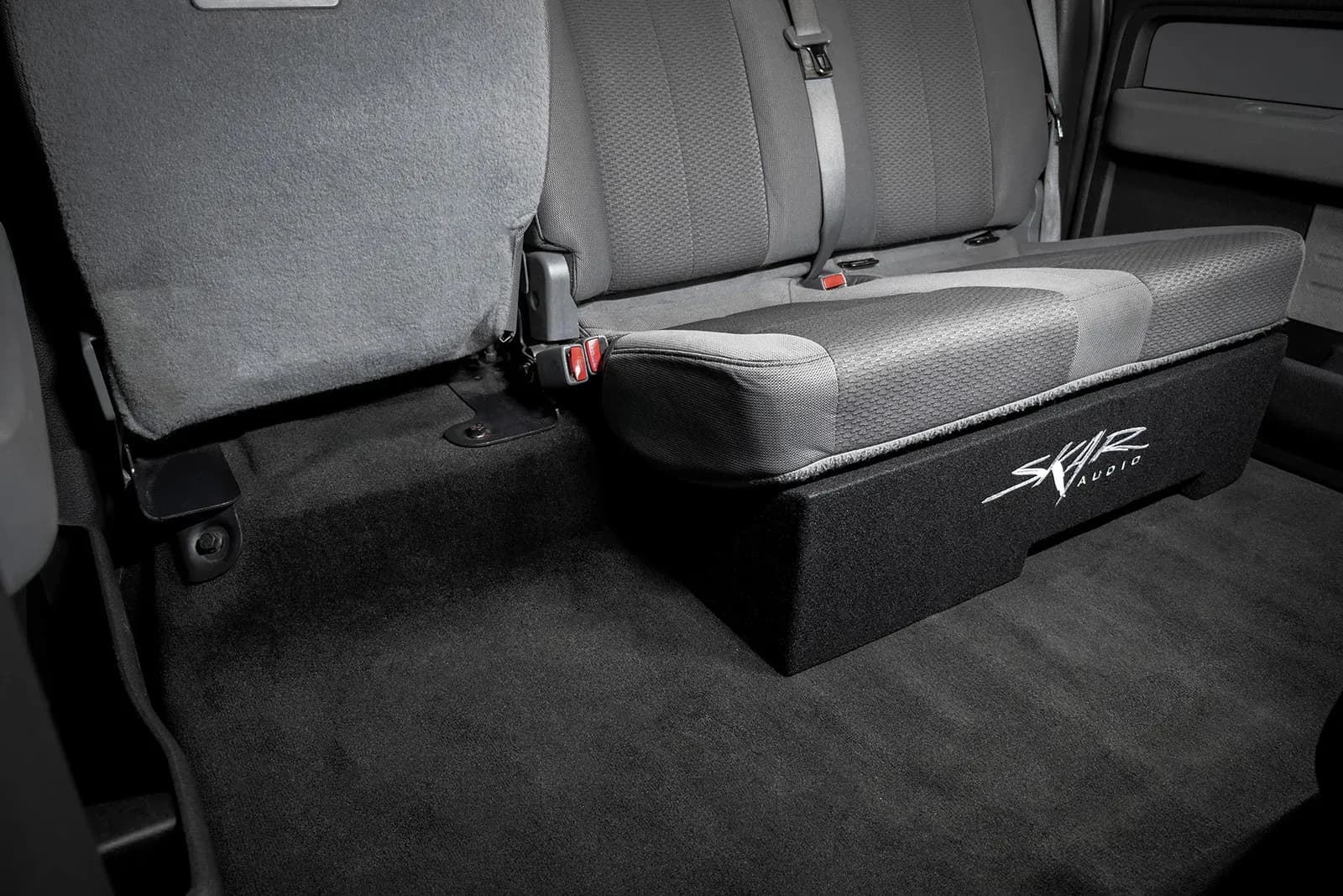 Featured Product Photo 10 for 2009-2014 Ford F-150 Super Crew Cab Compatible Single 12" Ported Subwoofer Enclosure