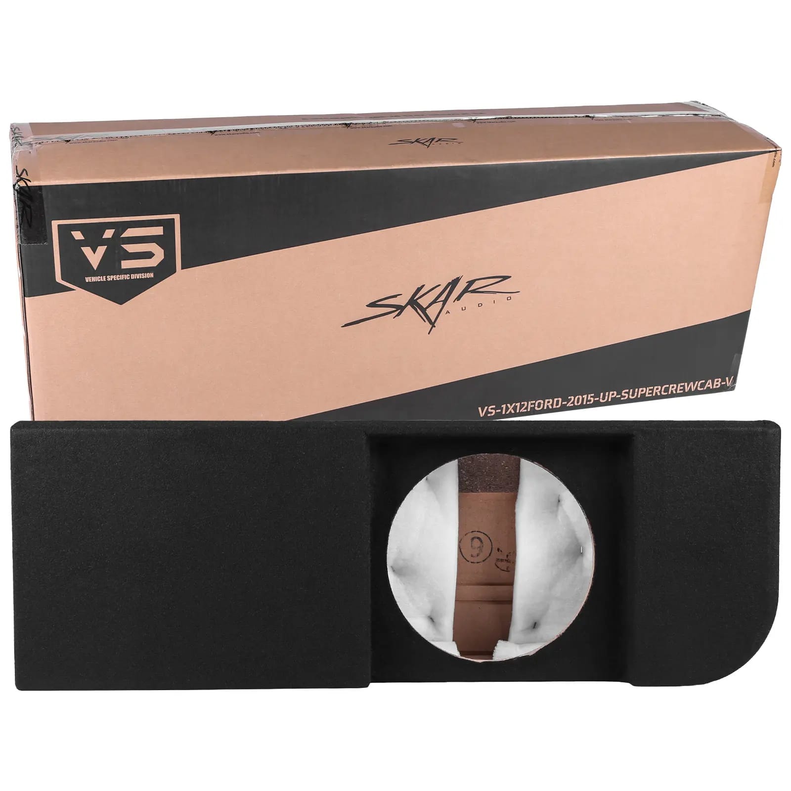 2015-2025 Ford F-150 Super Crew Cab Compatible Single 12" Ported Subwoofer Enclosure #8