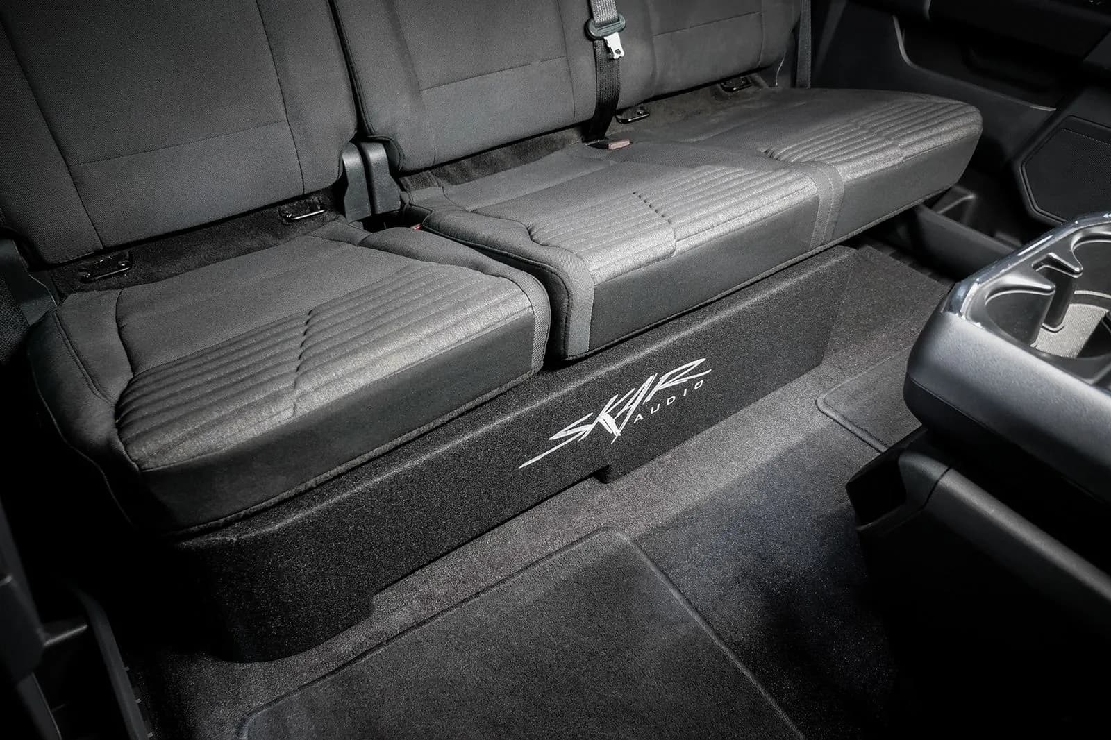 Featured Product Photo 9 for 2015-2025 Ford F-150 Super Crew Cab Compatible Single 12" Ported Subwoofer Enclosure