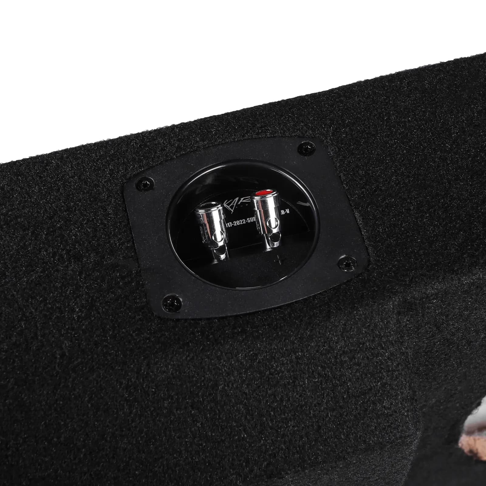 Featured Product Photo 5 for 2017-2025 Ford Super Duty (F-250/350/450) SuperCrew Cab Compatible Single 12" Ported Subwoofer Enclosure