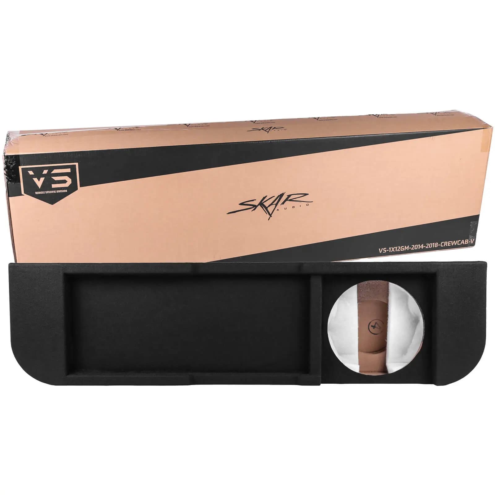 Featured Product Photo 7 for 2014-2018 Chevy Silverado & GMC Sierra Crew Cab Compatible Single 12" Ported Subwoofer Enclosure