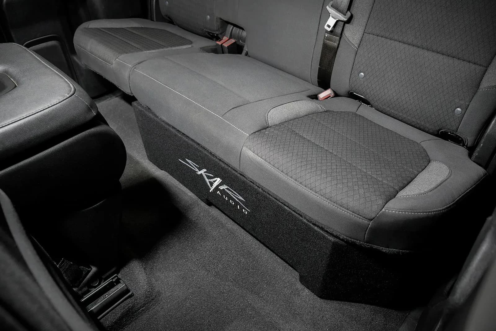 Featured Product Photo 8 for 2019-2025 Chevy Silverado & GMC Sierra Double Cab Compatible Single 12" Ported Subwoofer Enclosure