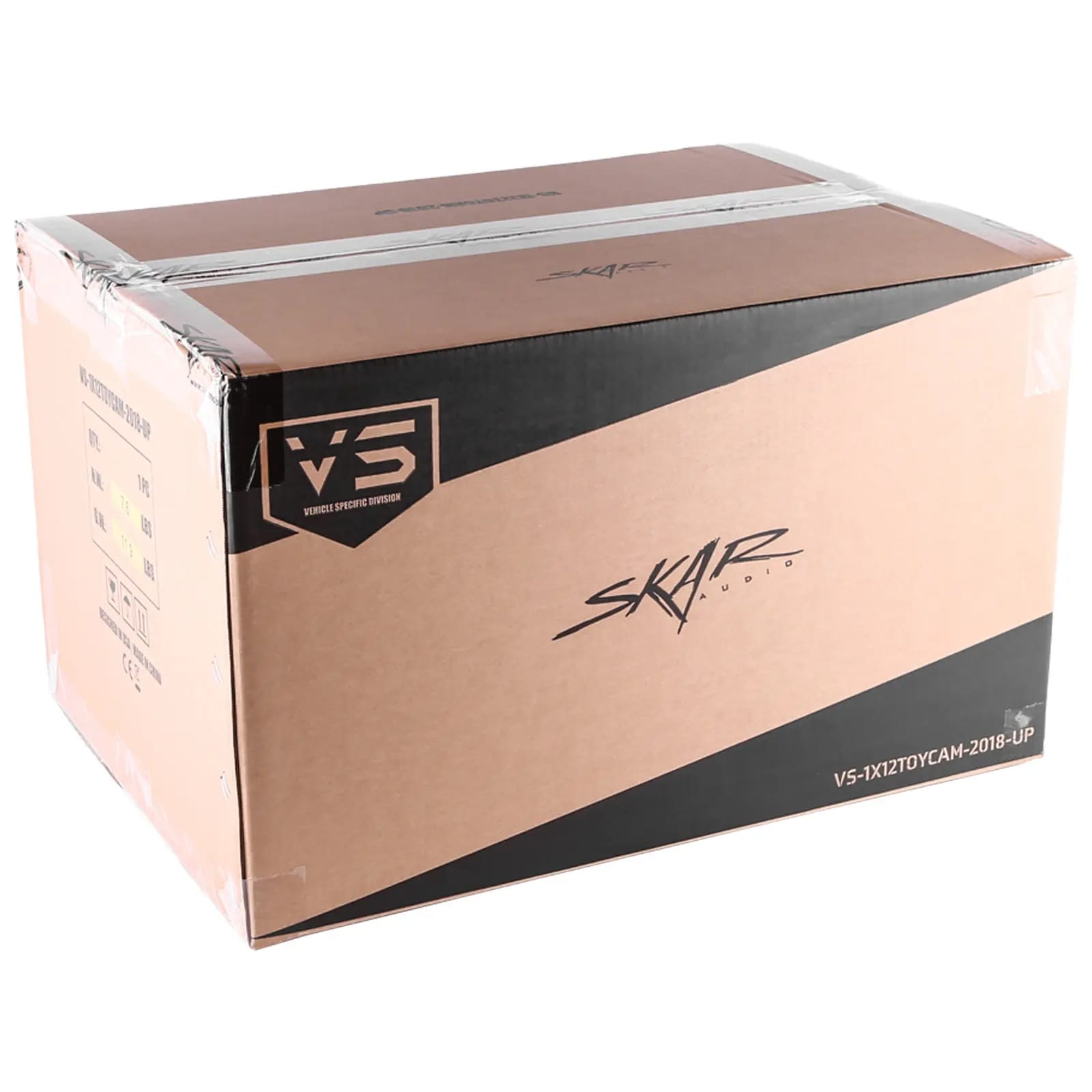 2018-2025 Toyota Camry Compatible Single 12" Sealed Subwoofer Enclosure #7