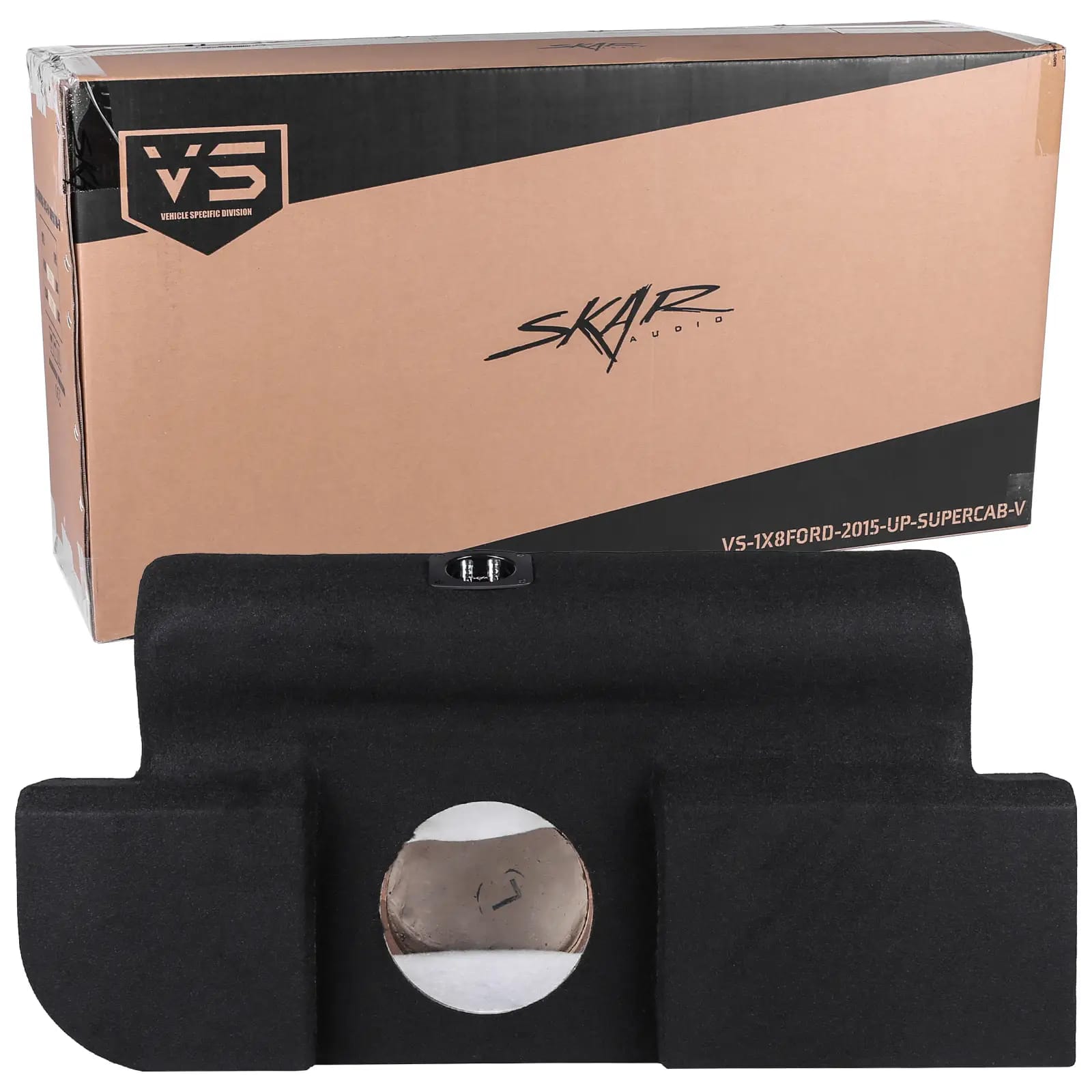 2015-2025 Ford F-150 Super Cab Compatible Single 8" Ported Subwoofer Enclosure #8