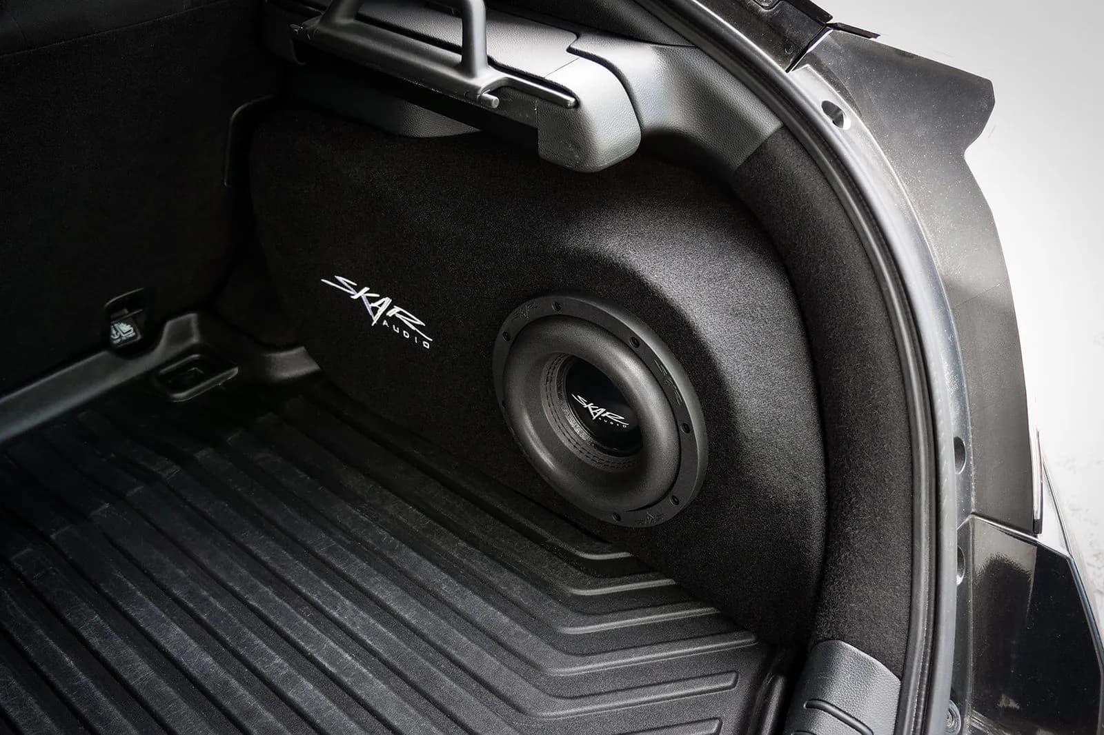 Featured Product Photo 7 for 2017-2021 Honda Civic Hatchback Sport Compatible Single 8" Sealed Subwoofer Enclosure