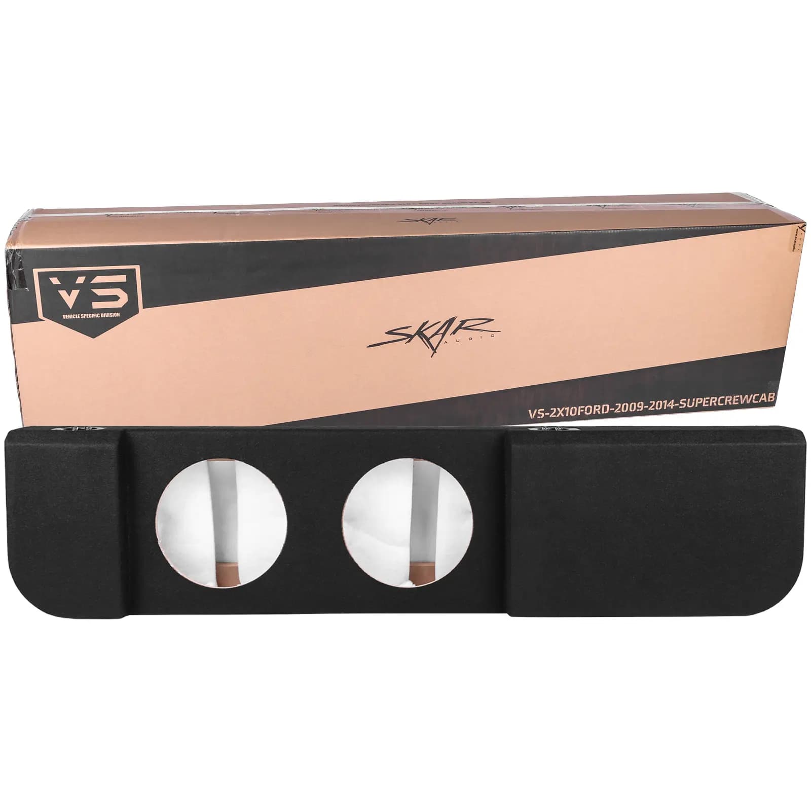 Featured Product Photo 6 for 2009-2014 Ford F-150 Super Crew Cab Compatible Dual 10" Sealed Subwoofer Enclosure