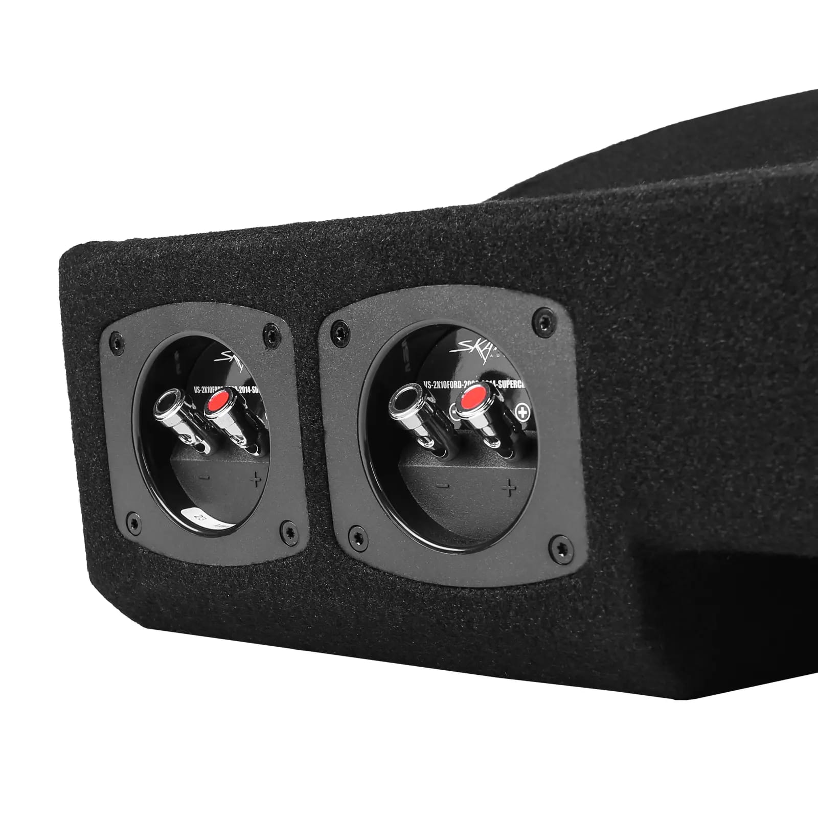 2009-2014 Ford F-150 Super Crew Cab Compatible Dual 10" Ported Subwoofer Enclosure #6