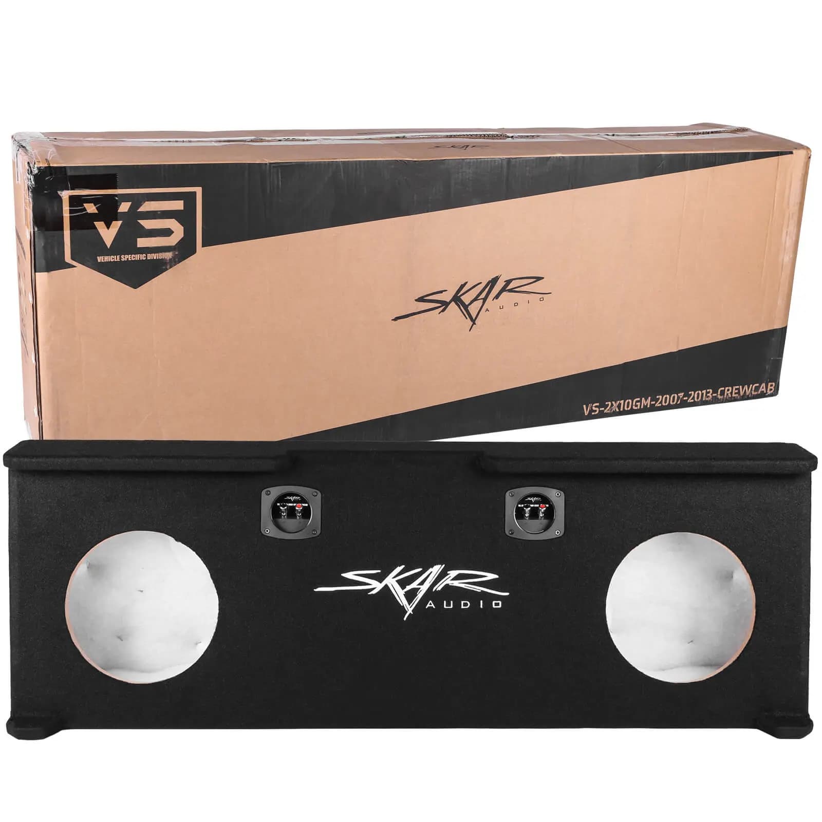 Featured Product Photo 5 for 2007-2013 Chevy Silverado & GMC Sierra Crew Cab Compatible Dual 10" Subwoofer Enclosure