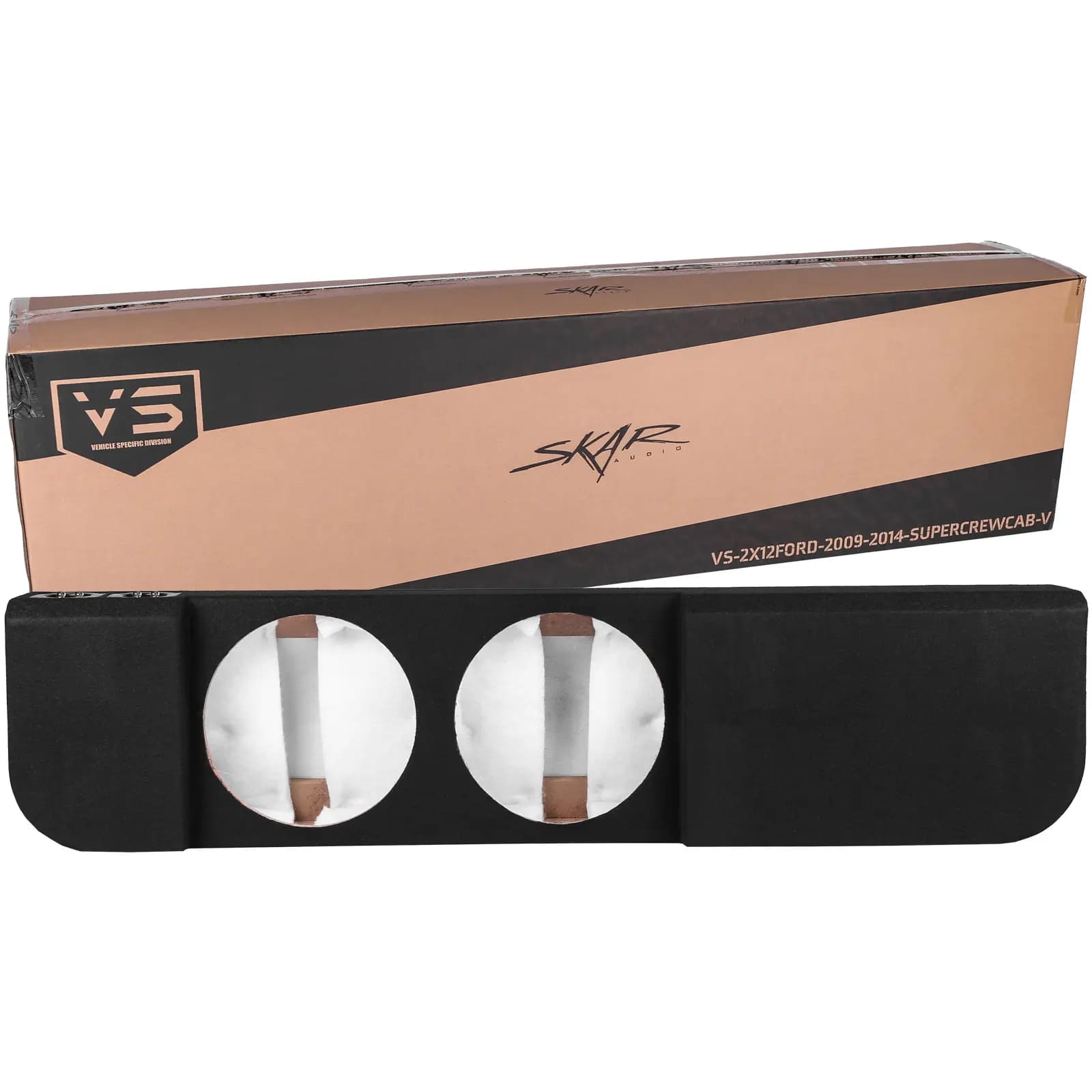 Featured Product Photo 7 for 2009-2014 Ford F-150 Super Crew Cab Compatible Dual 12" Ported Subwoofer Enclosure