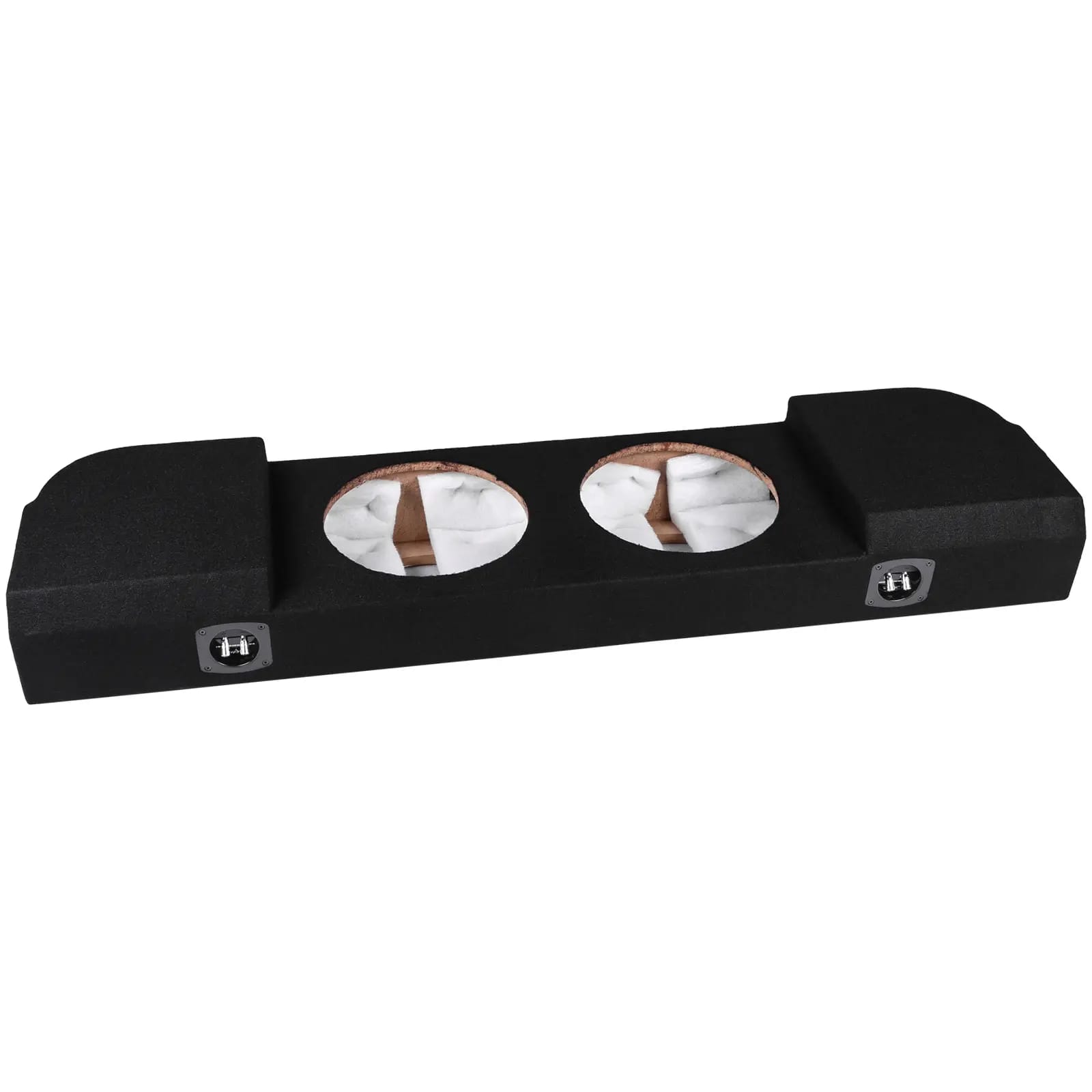 2017-2025 Ford Super Duty (F-250/350/450) SuperCrew Cab Compatible Dual 12" Ported Subwoofer Enclosure #1