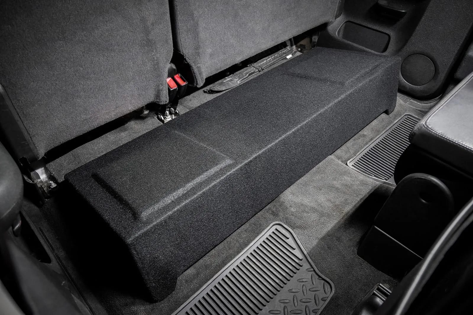 2007-2013 Chevy Silverado & GMC Sierra Crew Cab Compatible Dual 12" Subwoofer Enclosure #9