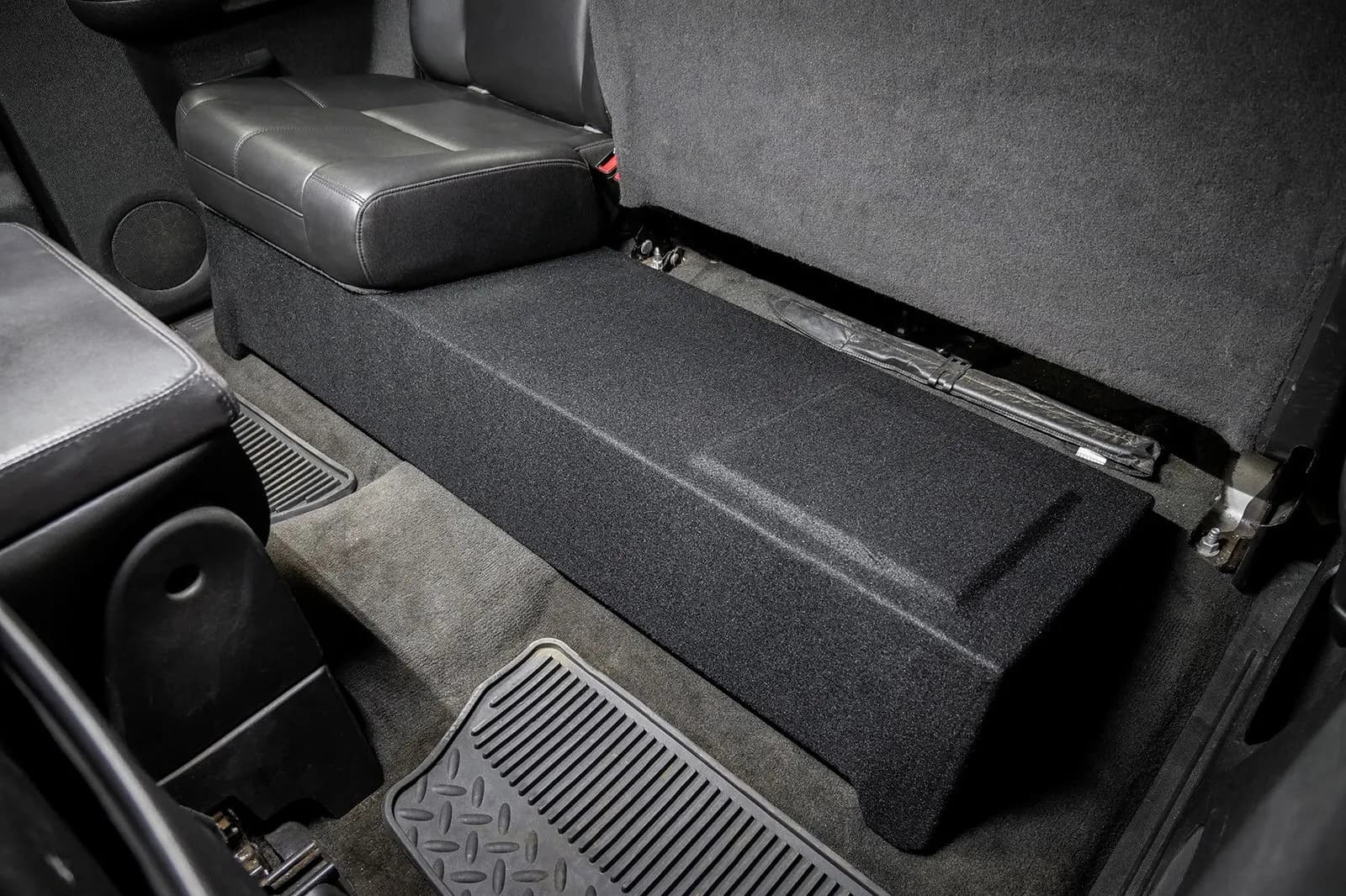 Featured Product Photo 10 for 2007-2013 Chevy Silverado & GMC Sierra Crew Cab Compatible Dual 12" Subwoofer Enclosure