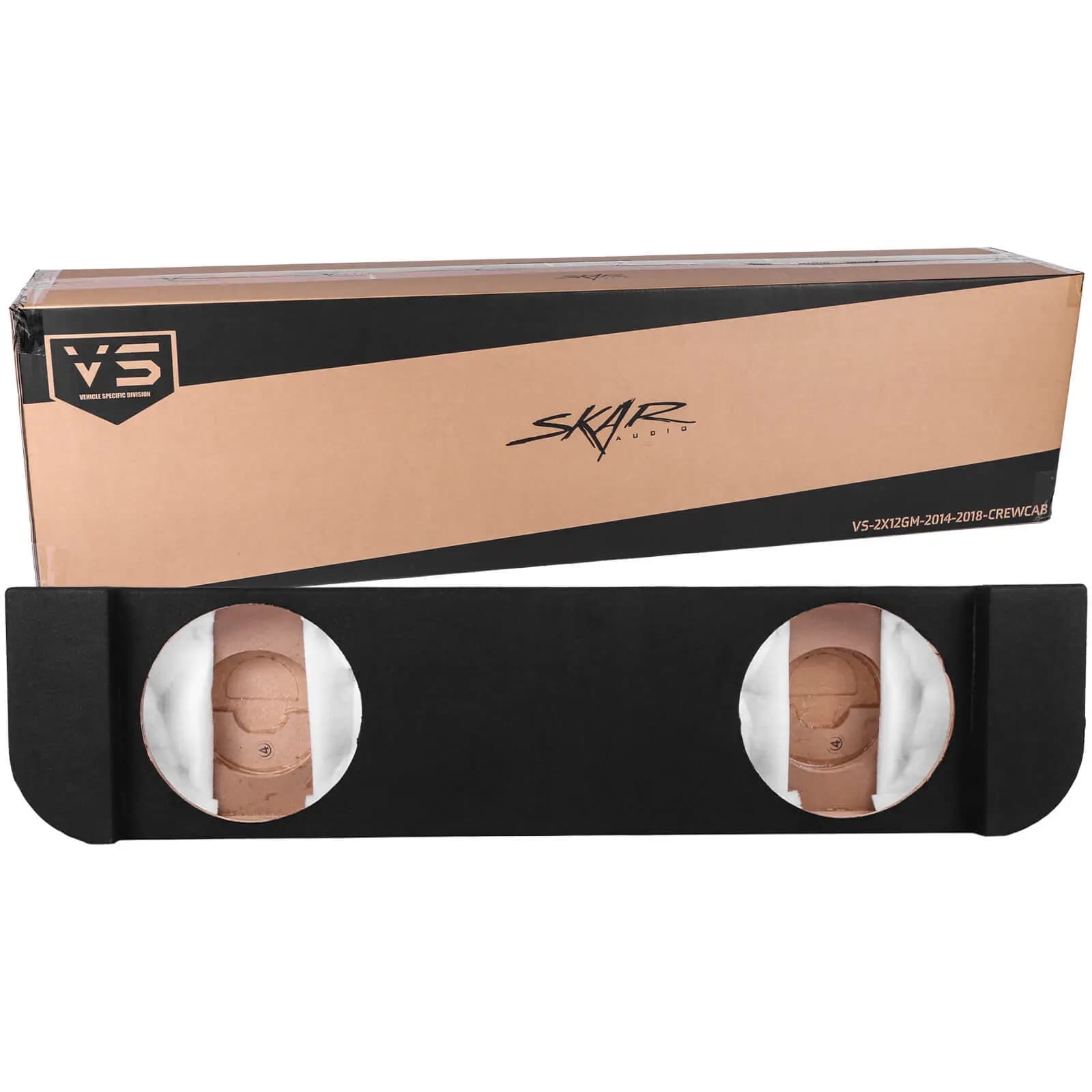 Featured Product Photo 5 for 2014-2018 Chevy Silverado & GMC Sierra Crew Cab Compatible Dual 12" Subwoofer Enclosure