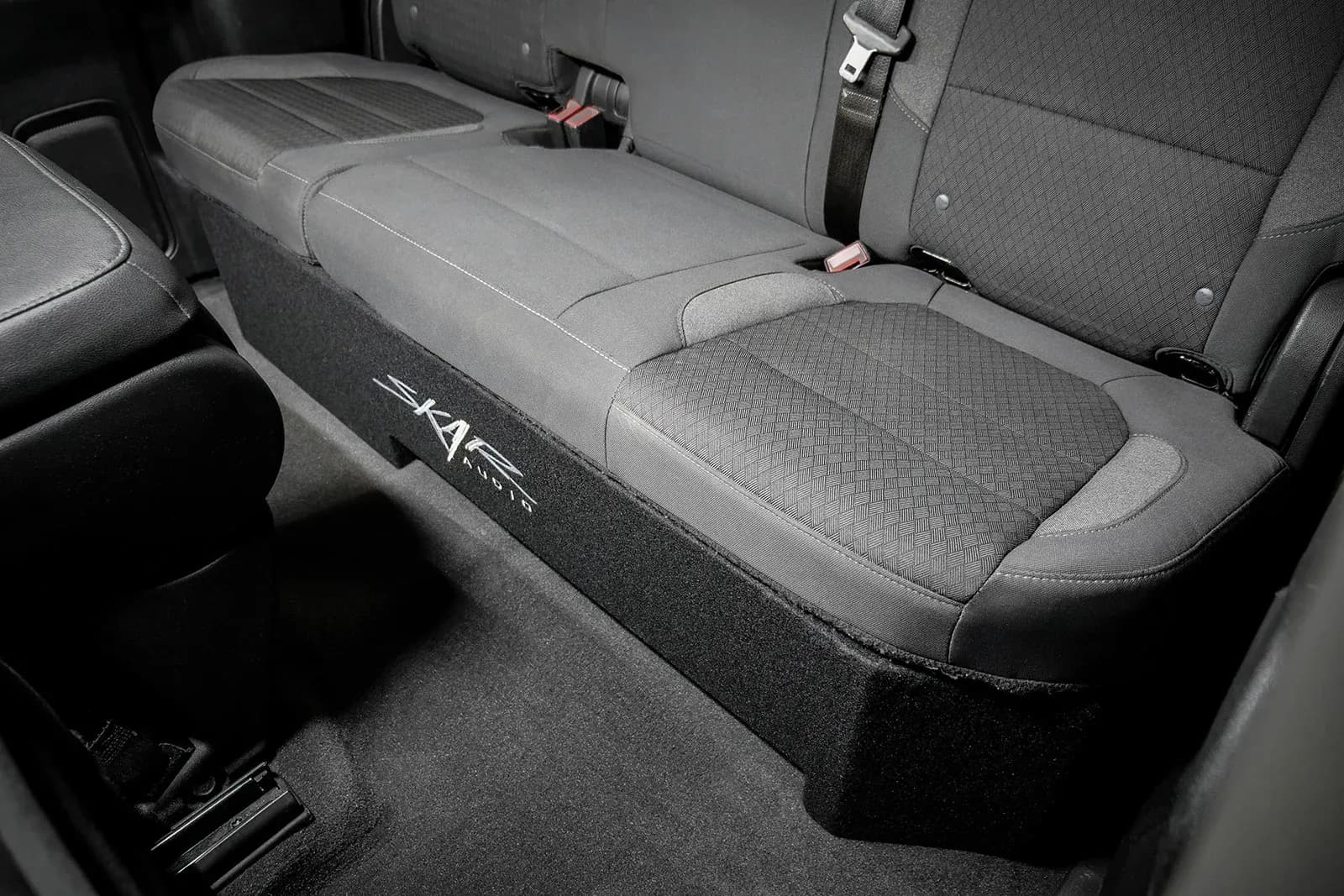 Featured Product Photo 8 for 2019-2025 Chevy Silverado & GMC Sierra Double Cab Compatible Dual 12" Ported Subwoofer Enclosure