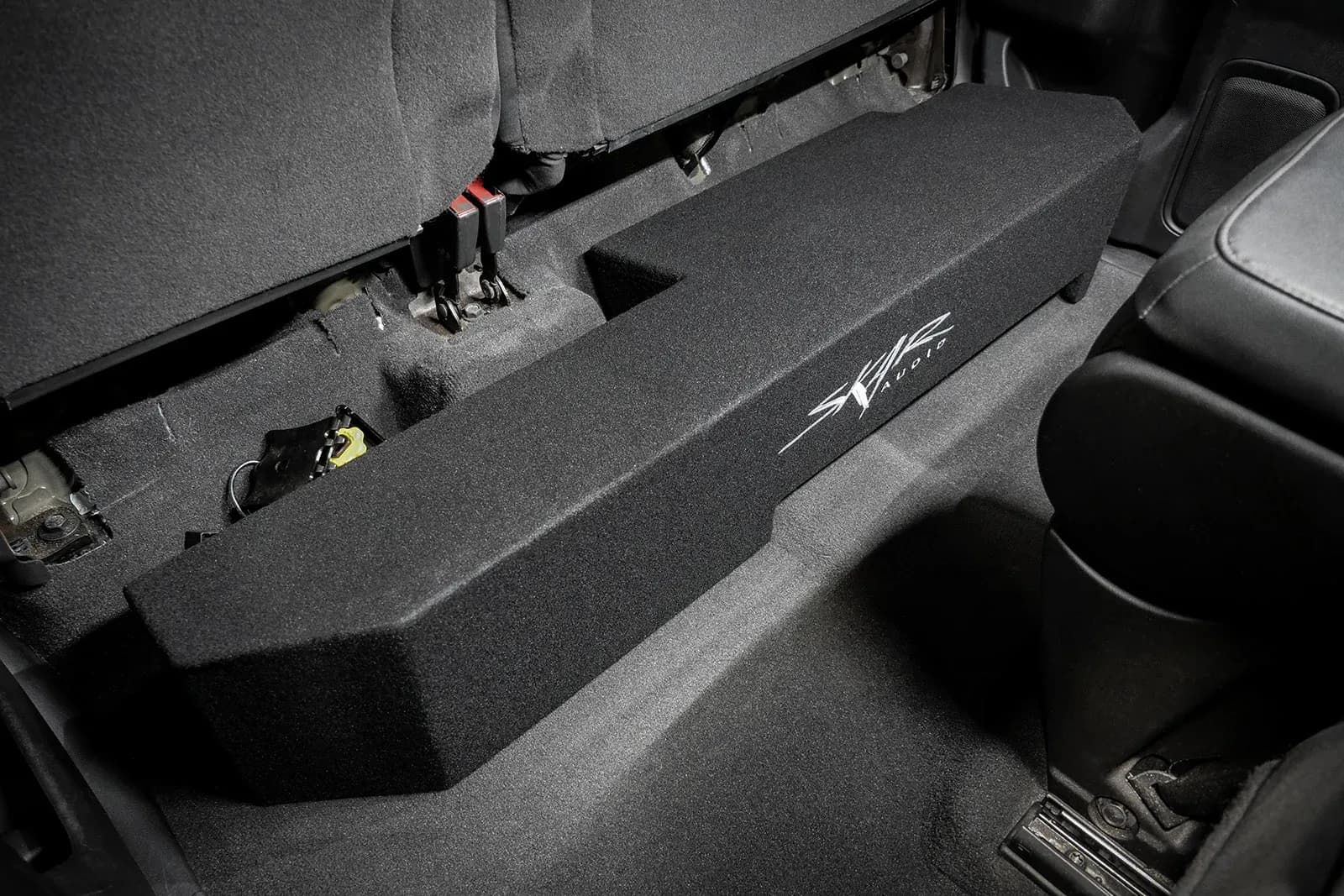 Featured Product Photo 9 for 2019-2025 Chevy Silverado & GMC Sierra Double Cab Compatible Dual 12" Ported Subwoofer Enclosure