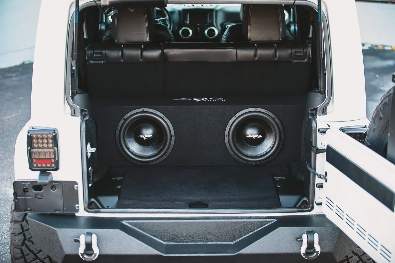 Featured Product Photo 10 for 2007-2018 Jeep Wrangler Unlimited (JK) 4-Door Vehicle Compatible Dual 12" Subwoofer Enclosure