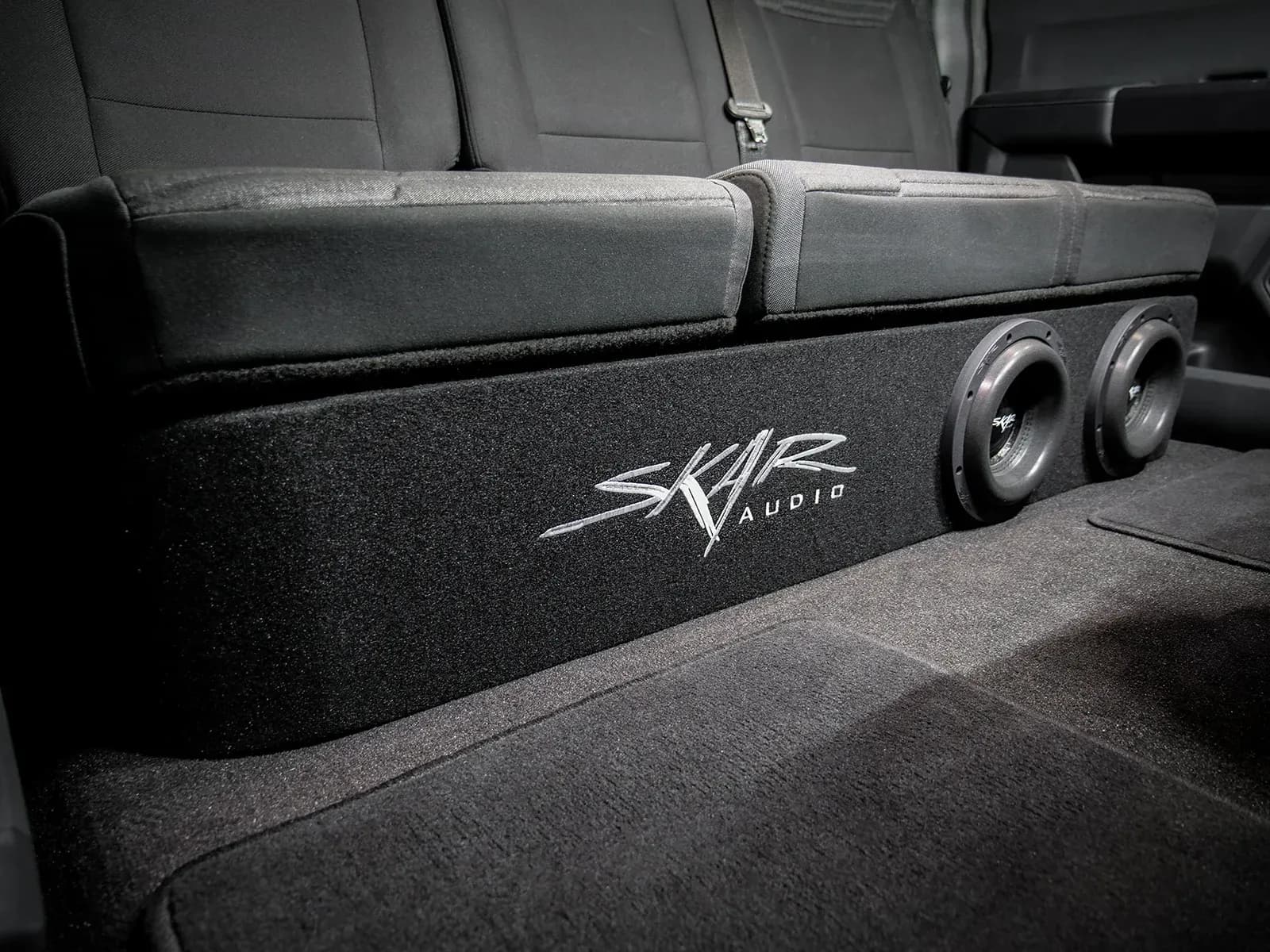 Featured Product Photo 7 for 2015-2025 Ford F-150 Super Crew Cab Compatible Dual 8" Ported Subwoofer Enclosure