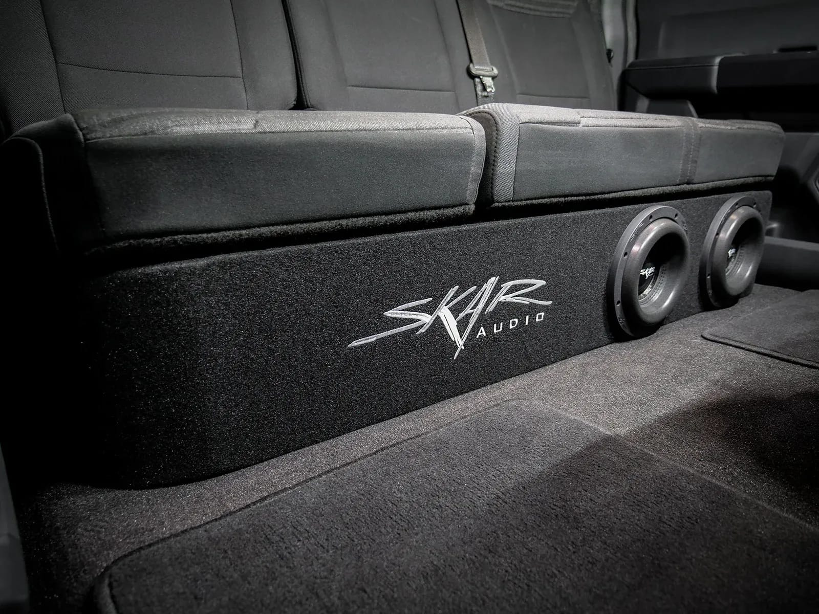 2015-2025 Ford F-150 Super Crew Cab Compatible Dual 8" Ported Subwoofer Enclosure #8