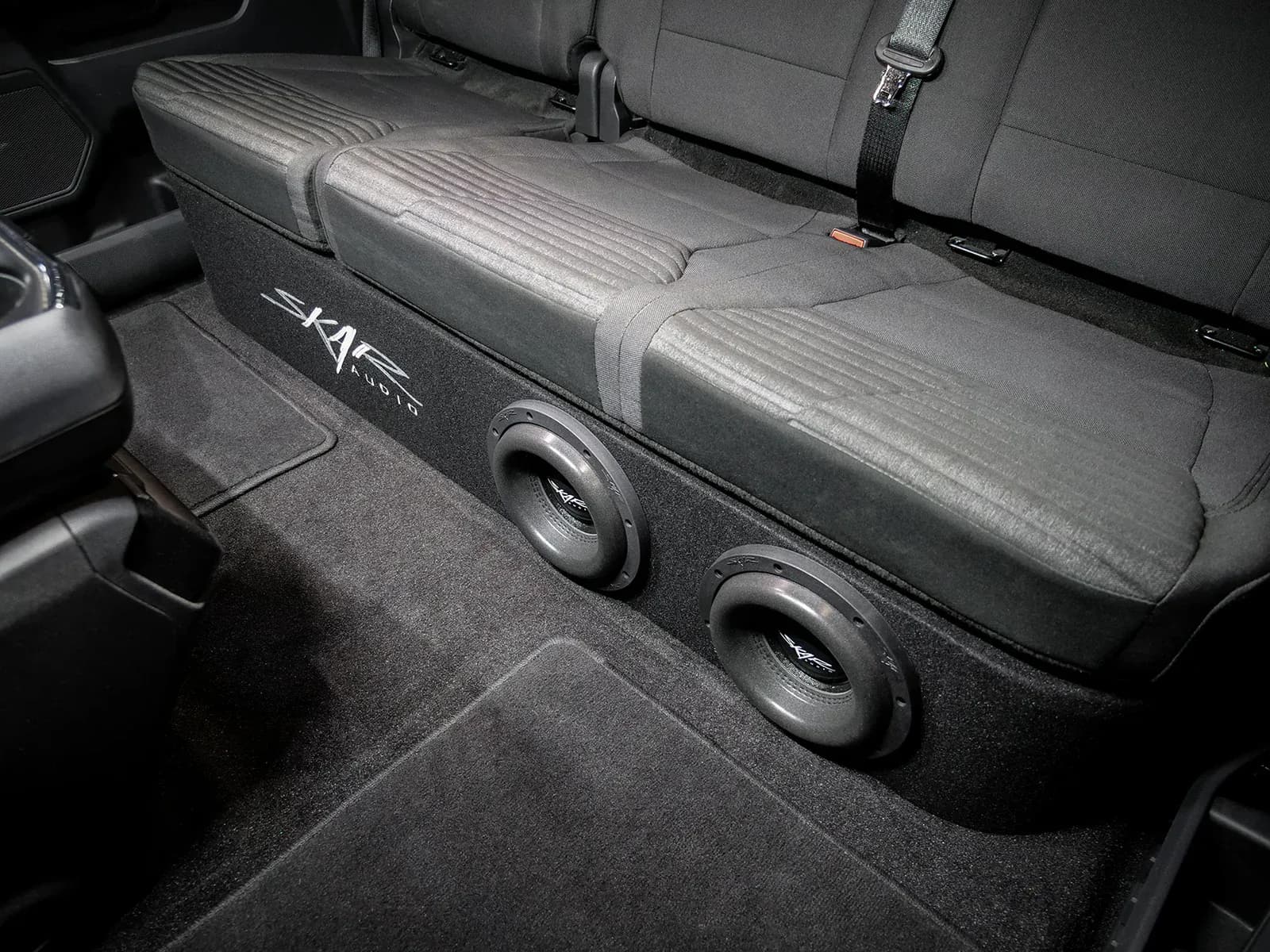 Featured Product Photo 9 for 2015-2025 Ford F-150 Super Crew Cab Compatible Dual 8" Ported Subwoofer Enclosure