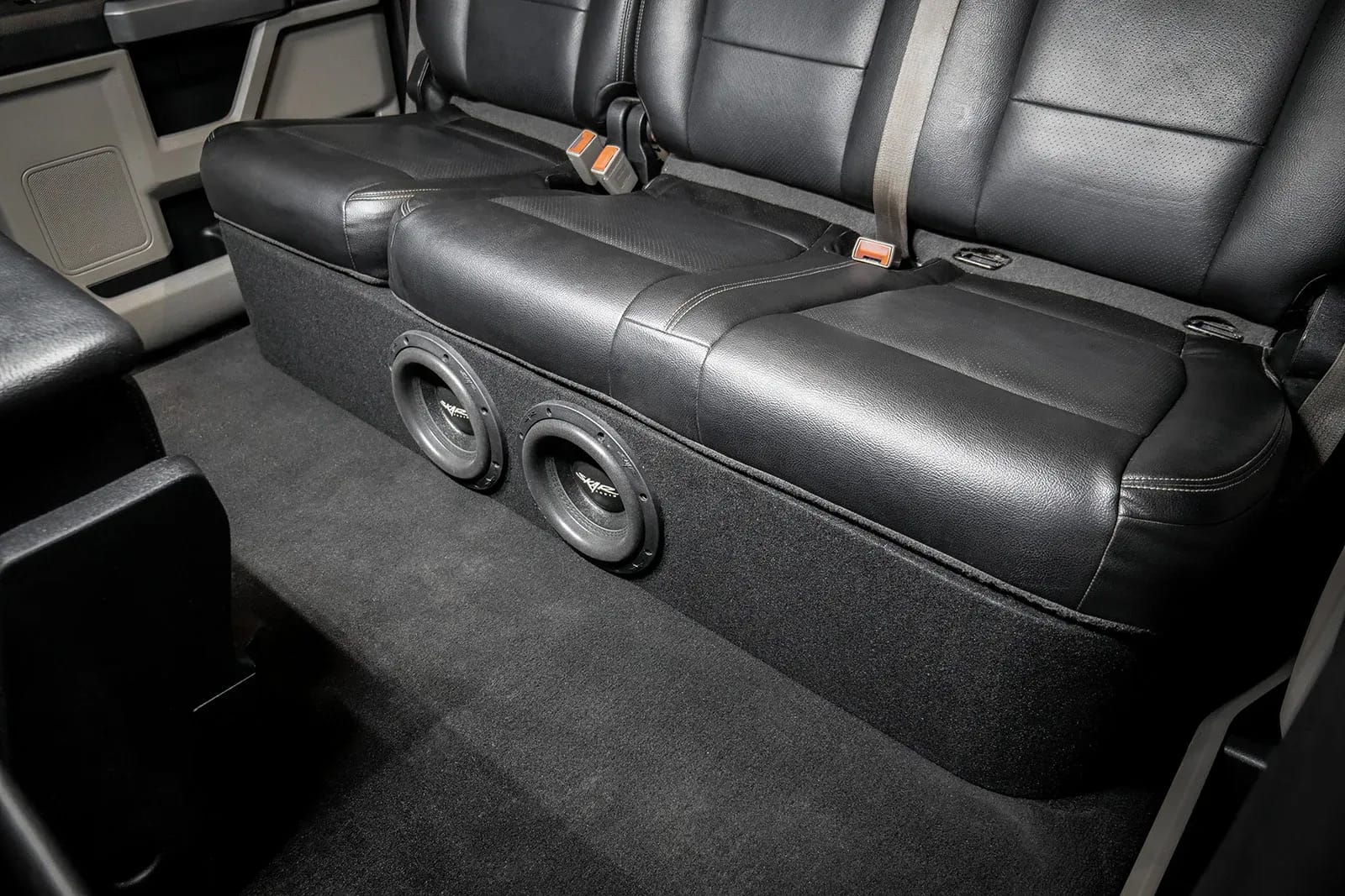 2017-2025 Ford Super Duty (F-250/350/450) SuperCrew Cab Compatible Dual 8" Ported Subwoofer Enclosure #10