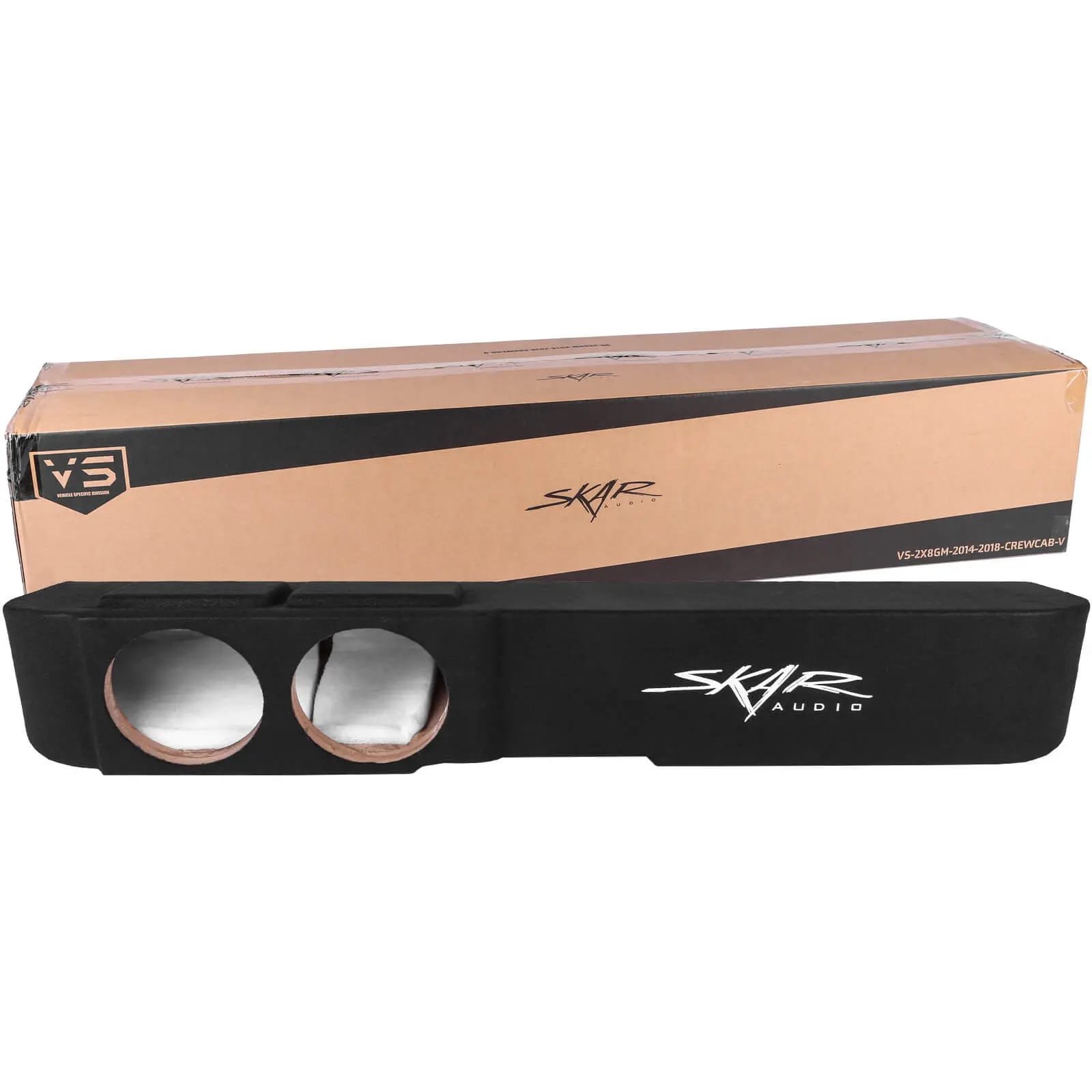 2014-2018 Chevy Silverado & GMC Sierra Crew Cab Compatible Dual 8" Ported Subwoofer Enclosure #9