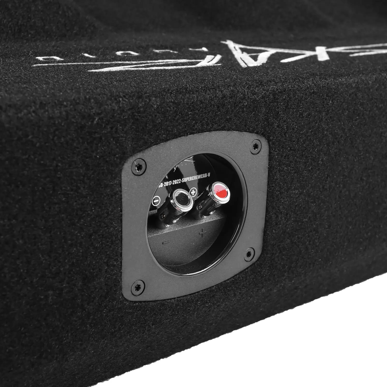 2017-2025 Ford Super Duty (F-250/350/450) SuperCrew Cab Compatible Quad 8" Ported Subwoofer Enclosure #7