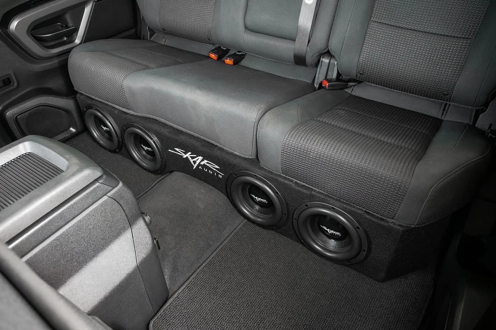 Featured Product Photo 9 for 2004-2015 Nissan Titan Crew Cab Compatible Quad 8" Ported Subwoofer Enclosure