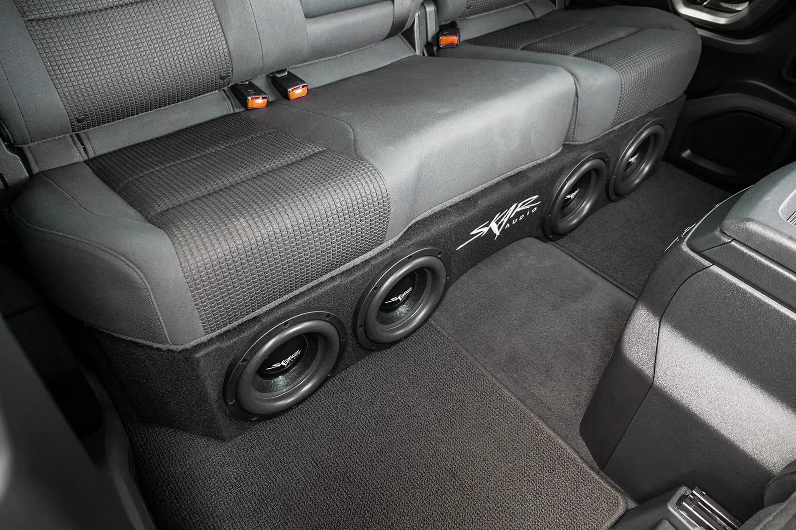 Featured Product Photo 10 for 2004-2015 Nissan Titan Crew Cab Compatible Quad 8" Ported Subwoofer Enclosure