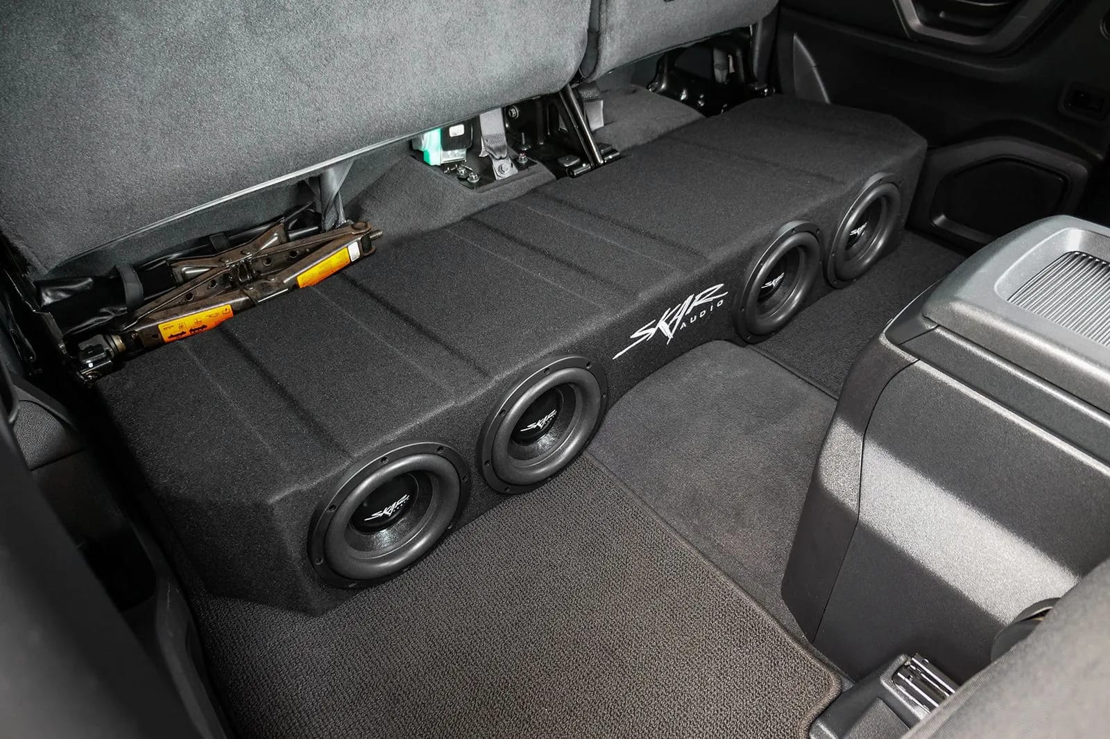 2004-2015 Nissan Titan Crew Cab Compatible Quad 8" Ported Subwoofer Enclosure #13