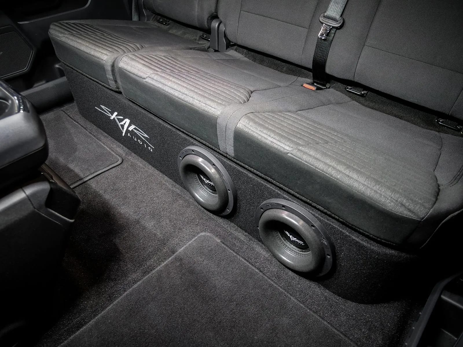 Dual 8" 2,400W Max Power Loaded Subwoofer Enclosure Compatible with 2015-2025 Ford F-150 Super Crew Cab Trucks #11