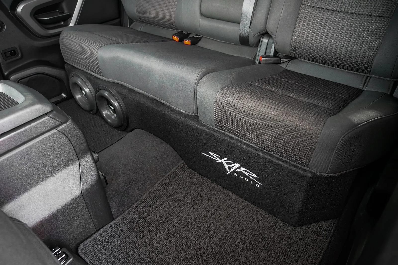 Dual 8" 2,400W Max Power Loaded Subwoofer Enclosure Compatible with 2005-2014 Nissan Titan Crew Cab Trucks #11