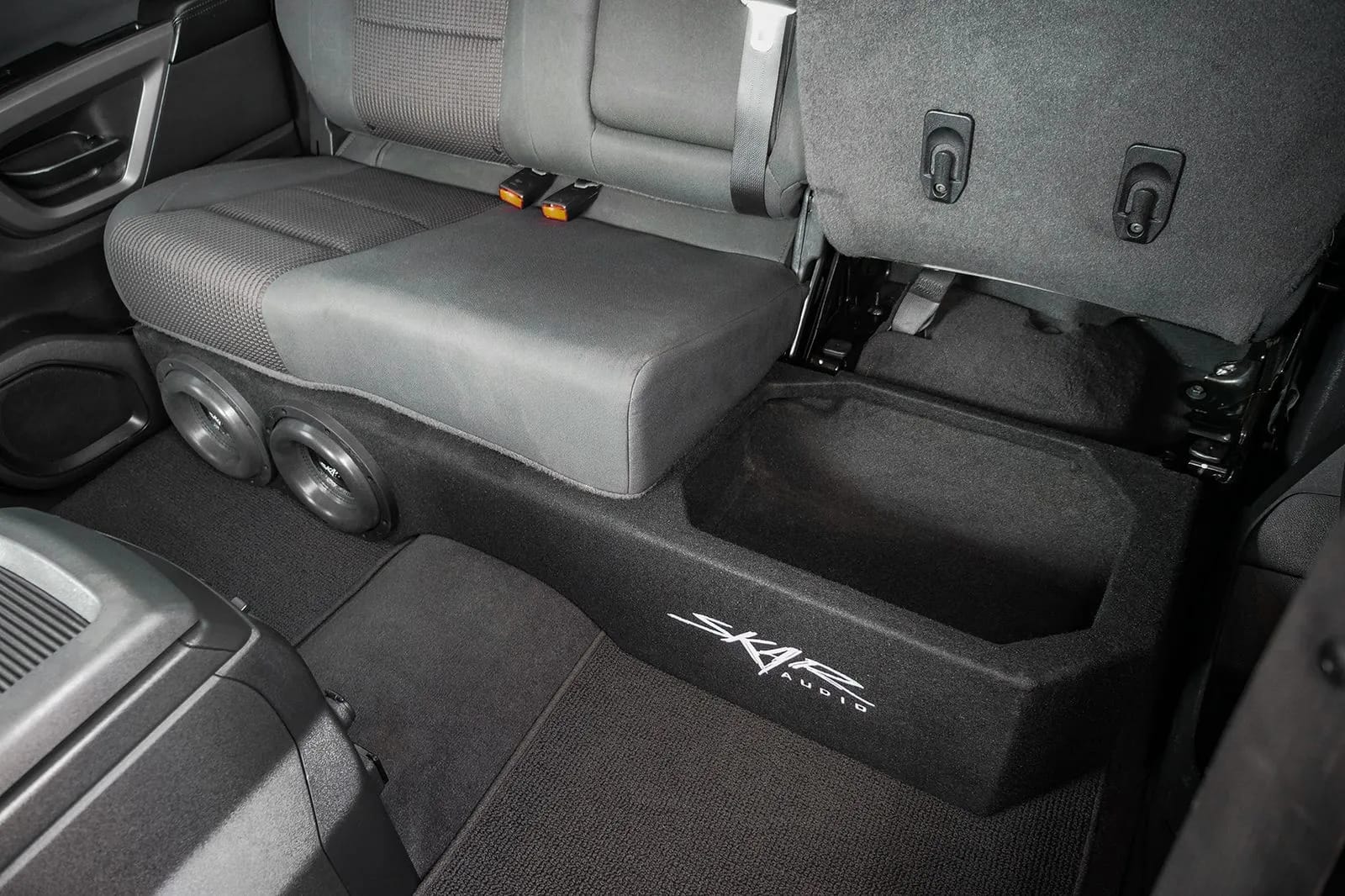 Dual 8" 2,400W Max Power Loaded Subwoofer Enclosure Compatible with 2005-2014 Nissan Titan Crew Cab Trucks #12